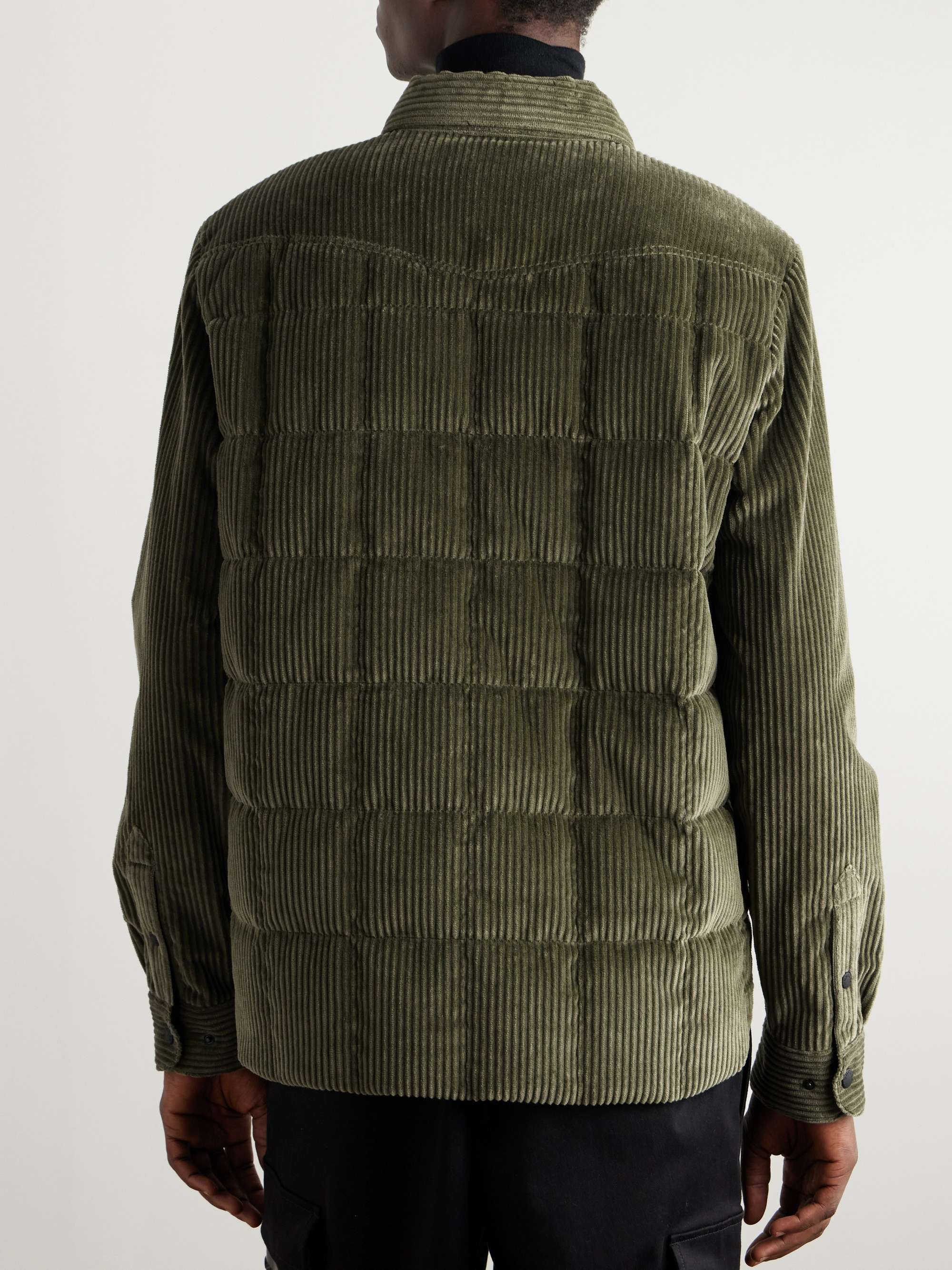 Gelt Quilted Cotton-Blend Corduroy Down Jacket view