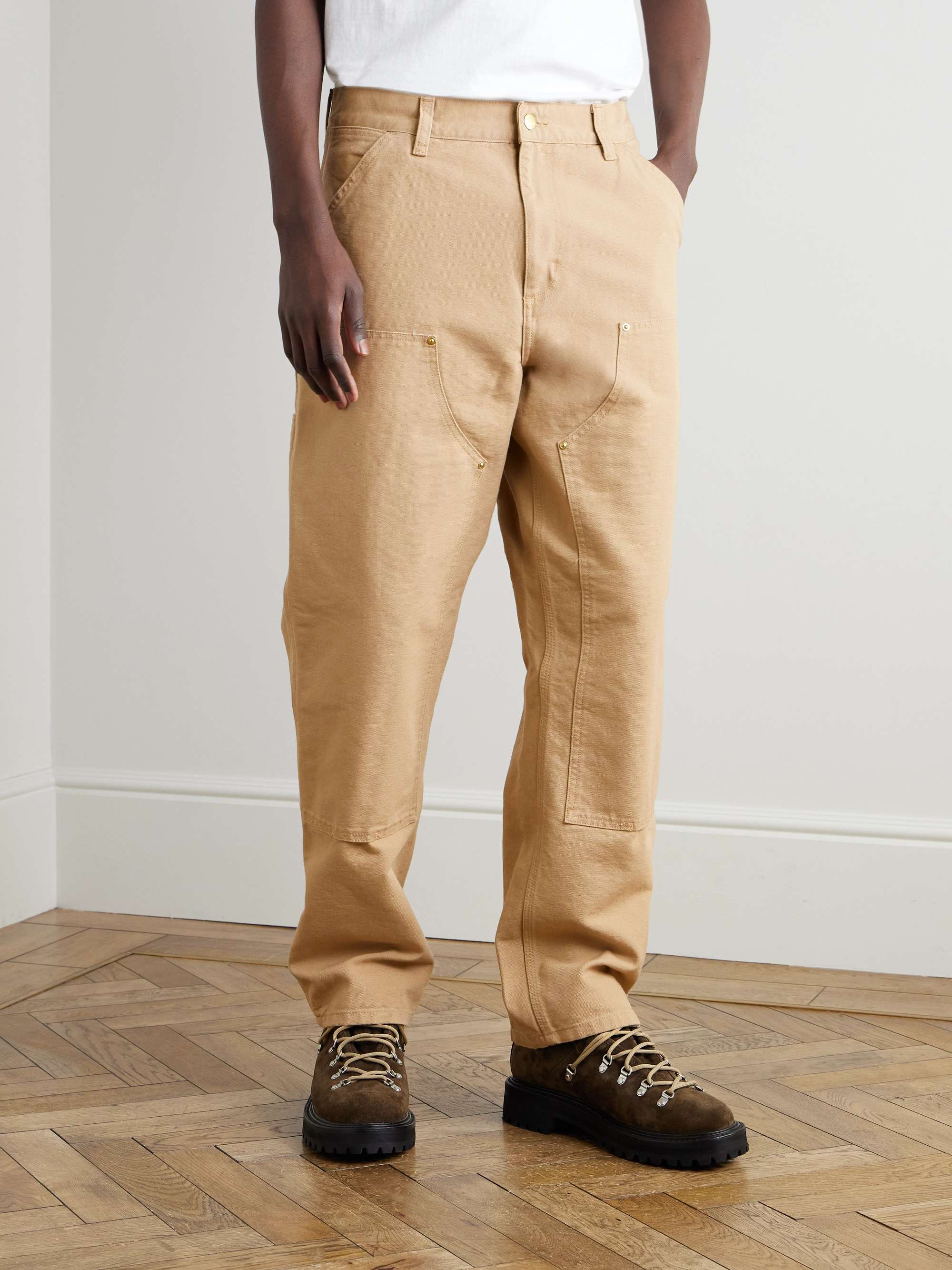 Nash Straight-Leg Panelled Cotton-Canvas Trousers view
