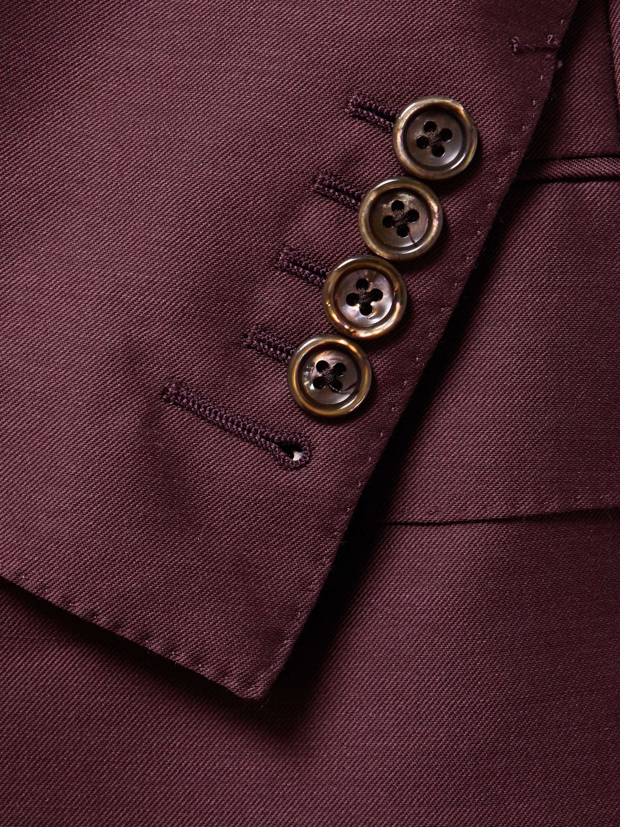 Wool, Mohair and Silk-Blend Twill Suit Jacket view