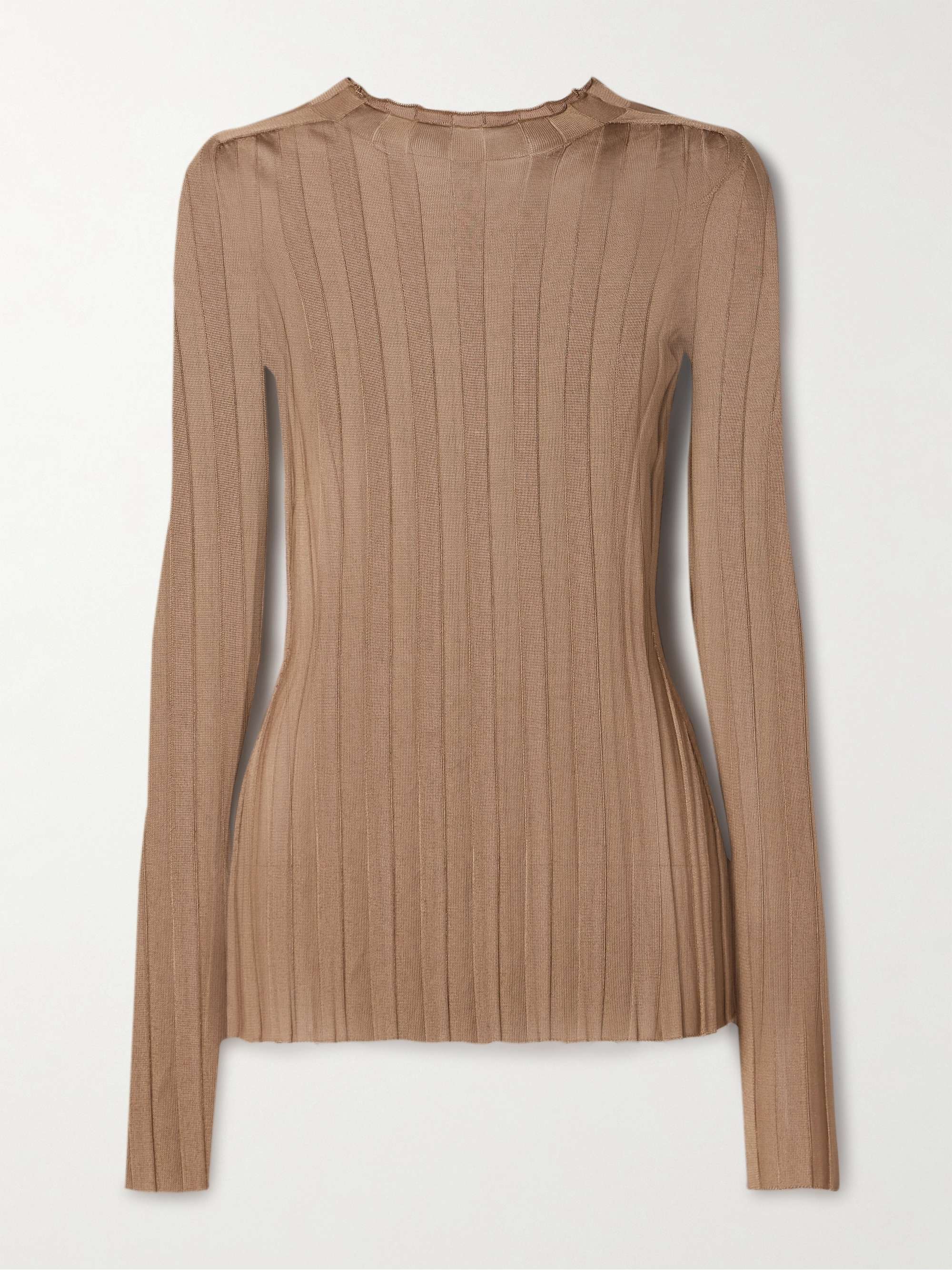 Cosette ribbed-knit top view