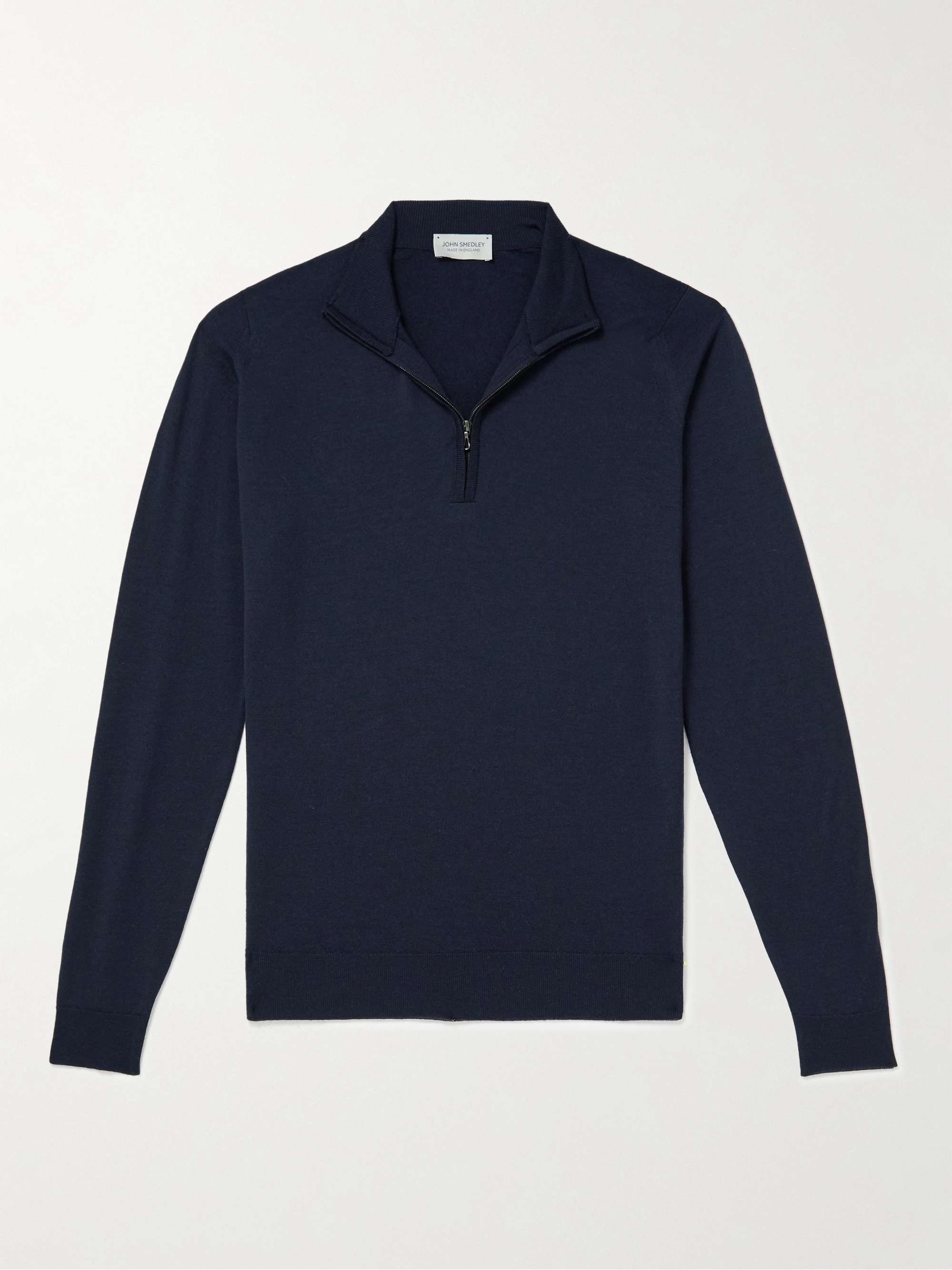 Barrow Merino Wool Half-Zip Sweater view