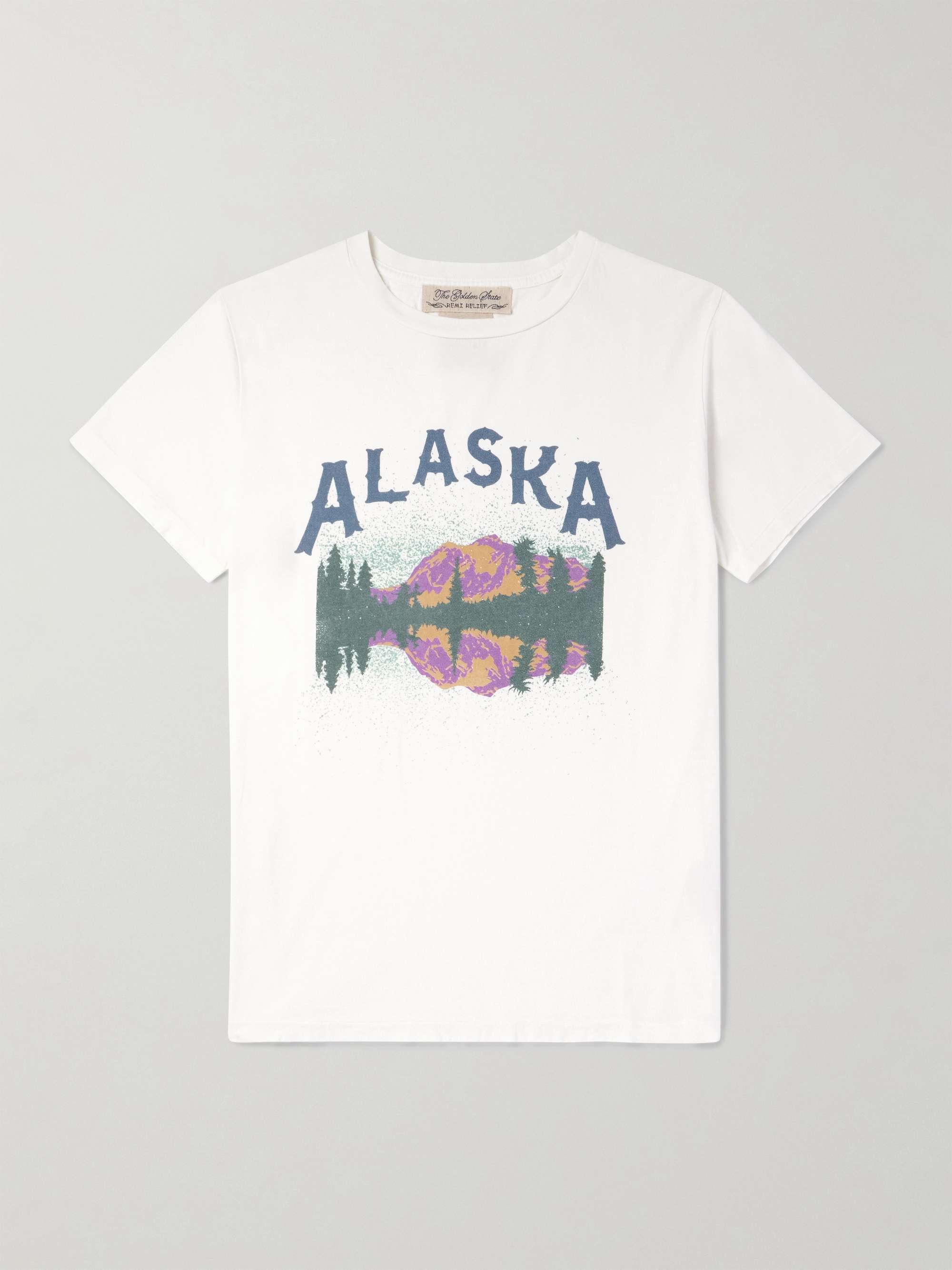 Alaska Slim-Fit Printed Cotton-Jersey T-Shirt view