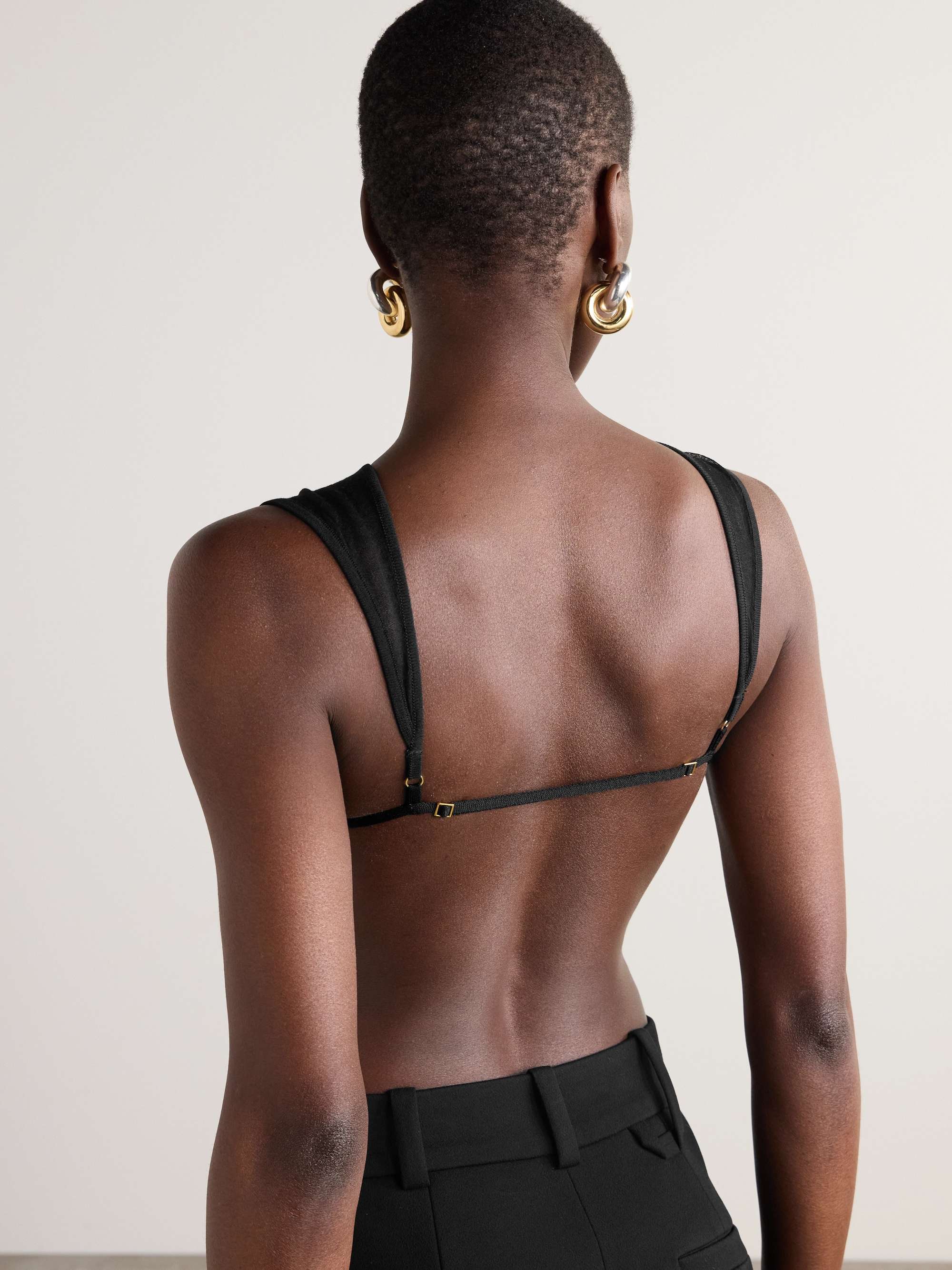 Platano open-back knitted bodysuit view