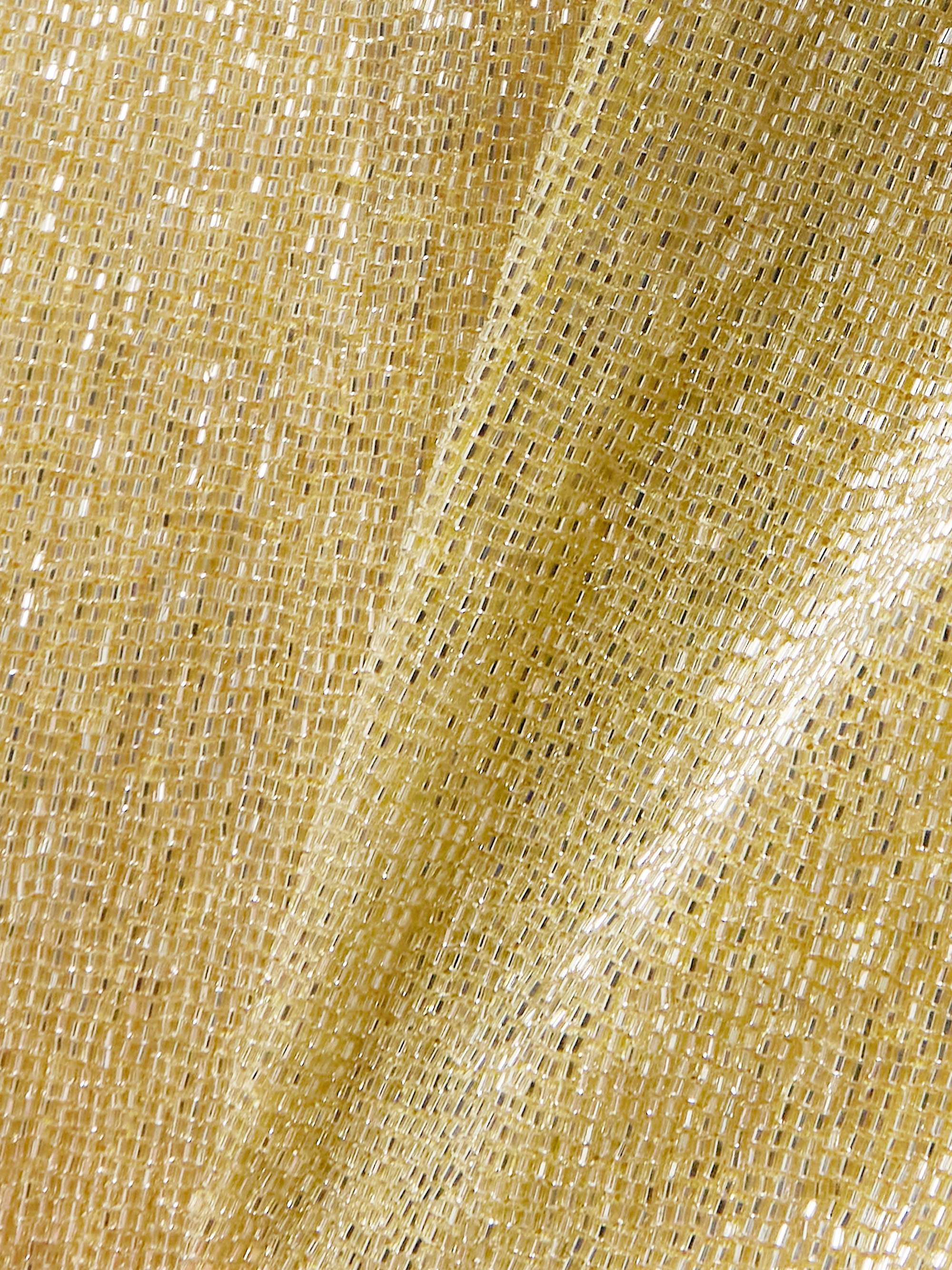 Beaded strapless chiffon midi dress view