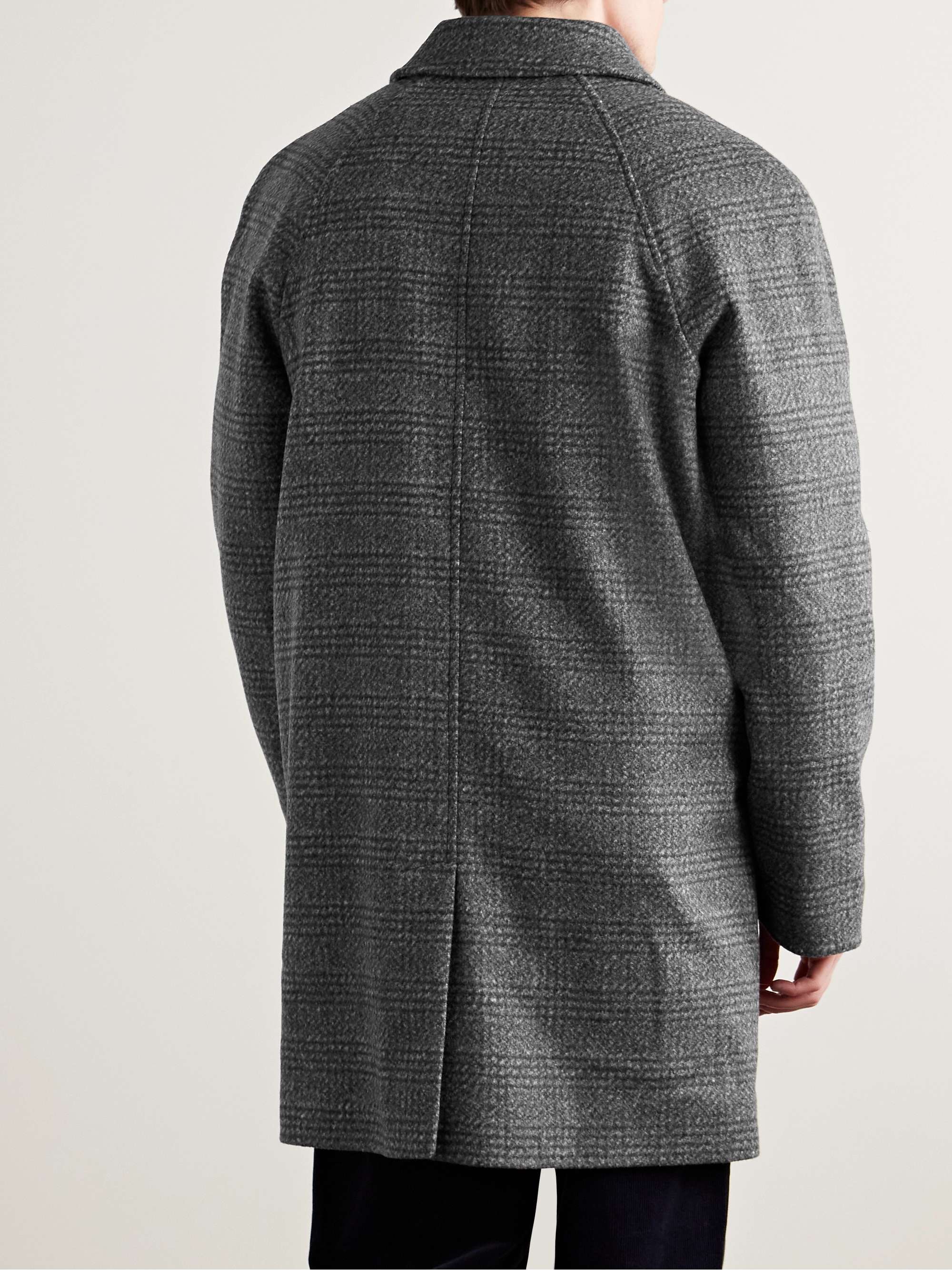 Pete Checked Wool-Blend Coat view