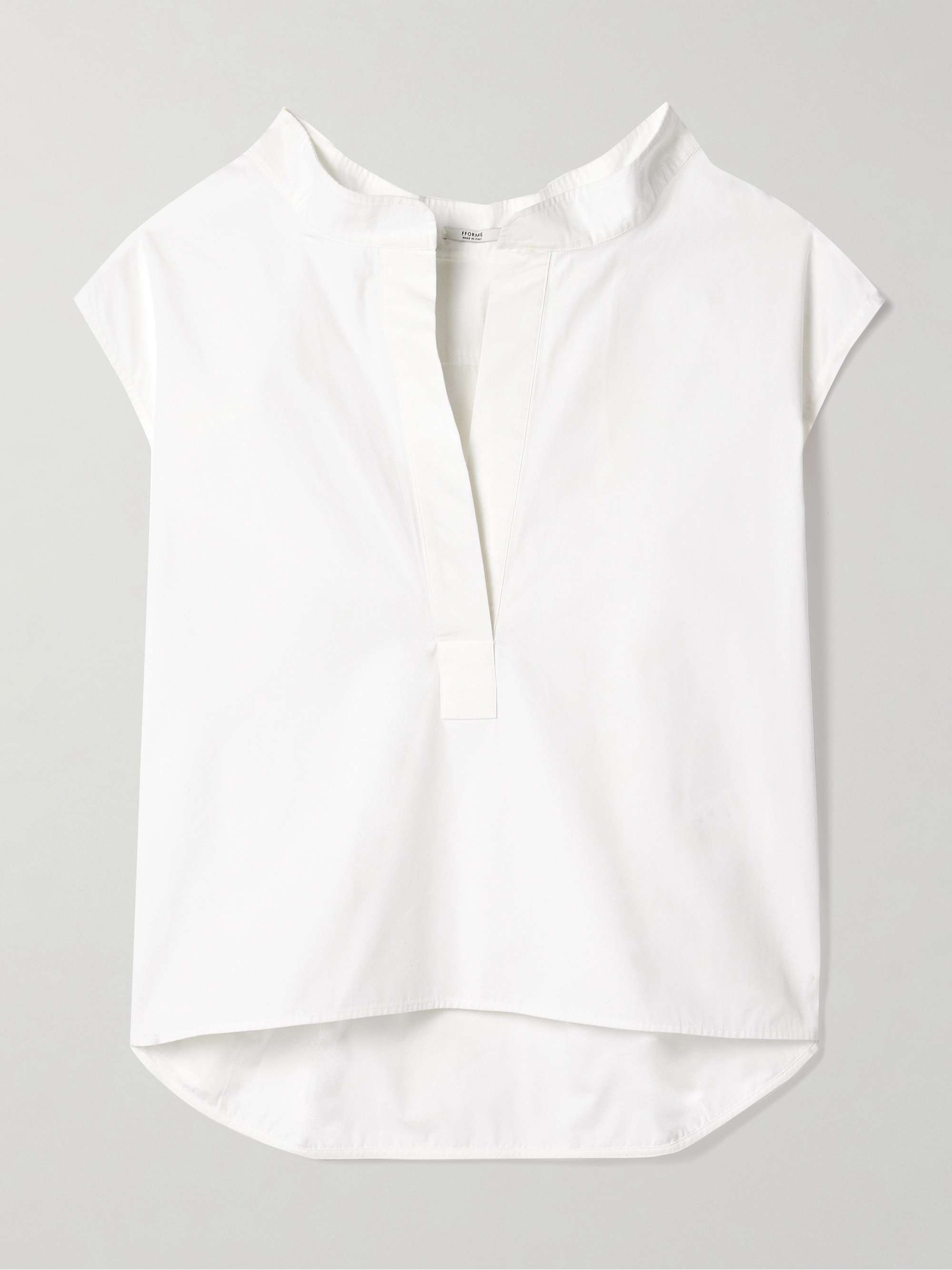Dores cotton-poplin tunic view