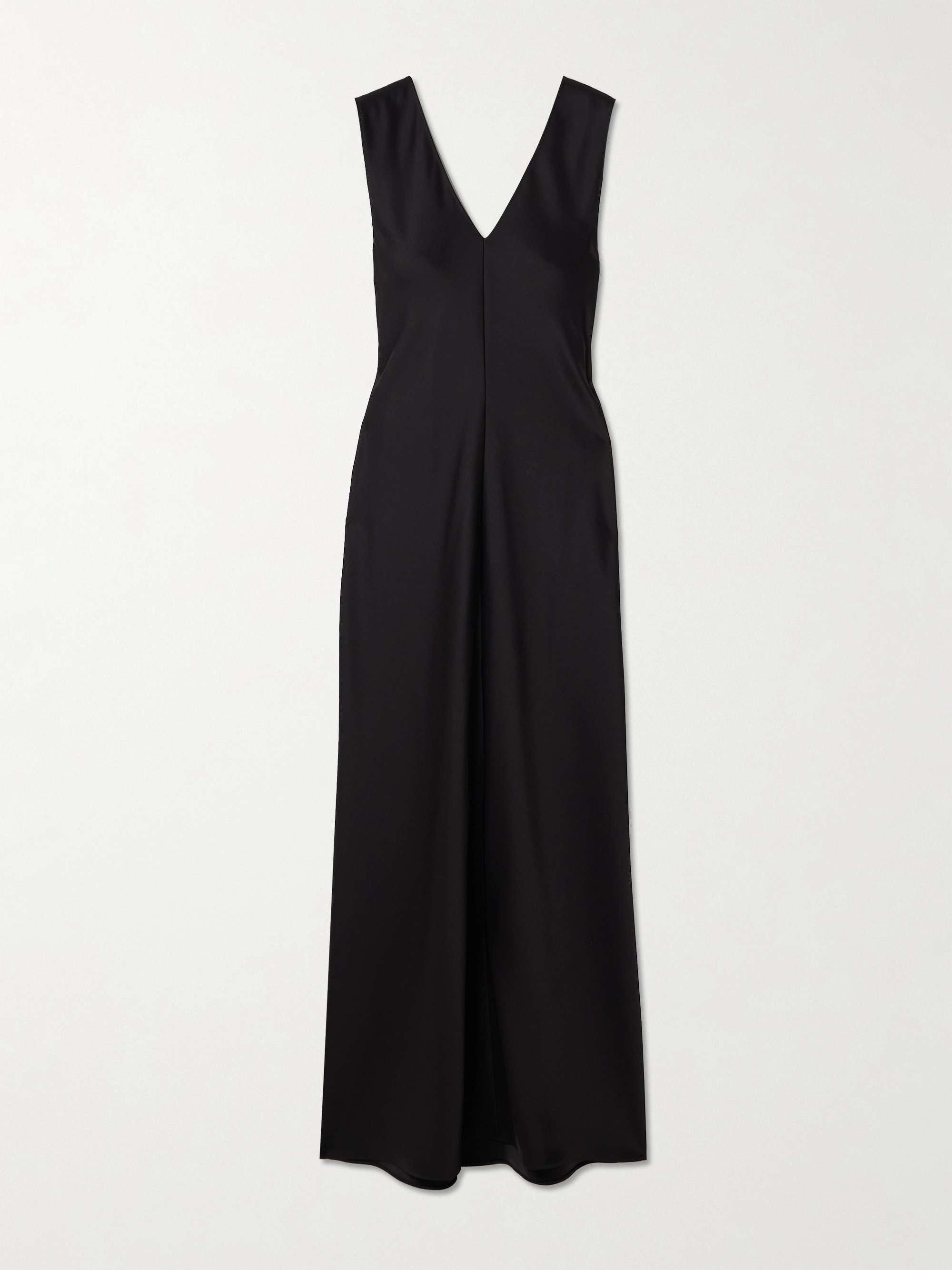 Barb satin maxi dress view