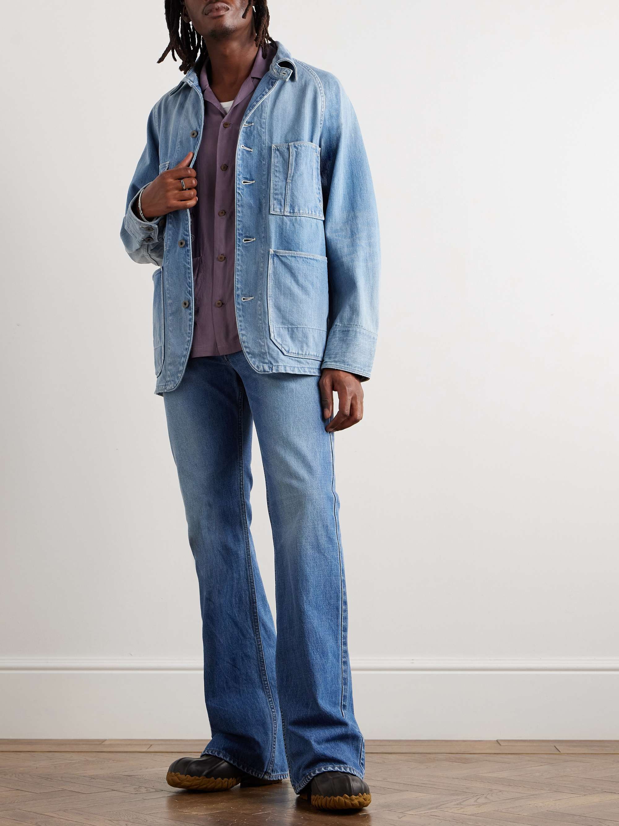 Cactus Panelled Denim Jacket view
