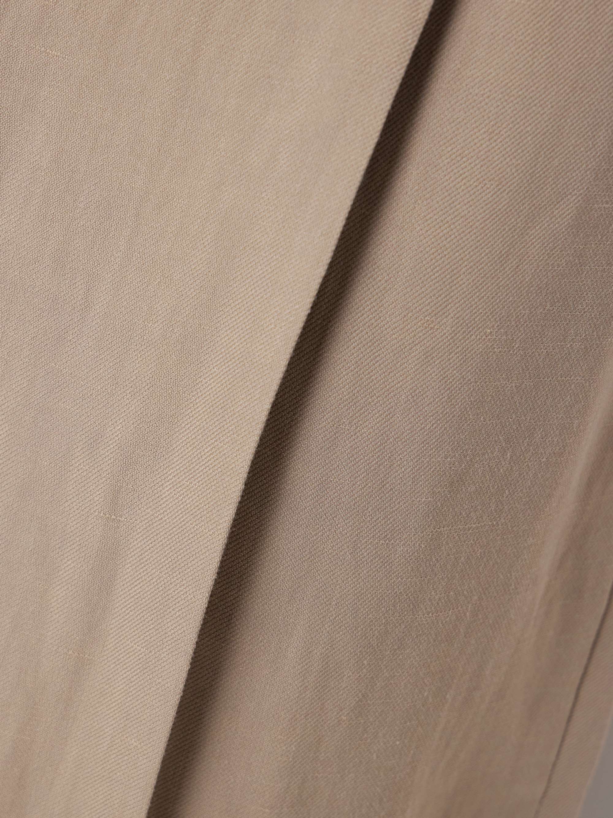 Bead-embellished pleated twill wide-leg pants view