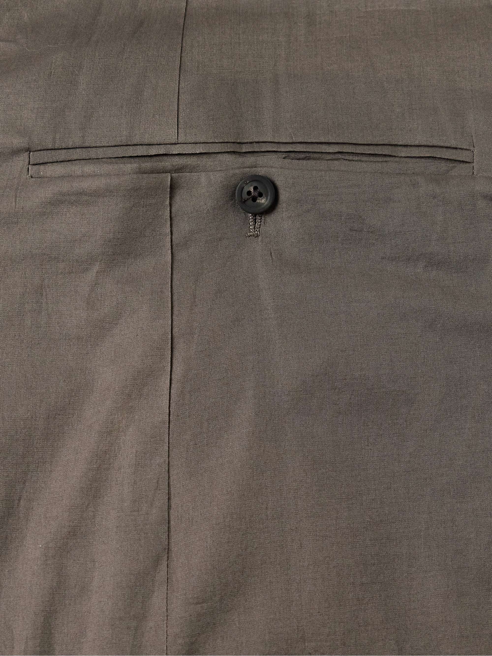 Double-Breasted Linen-Twill Blazer view