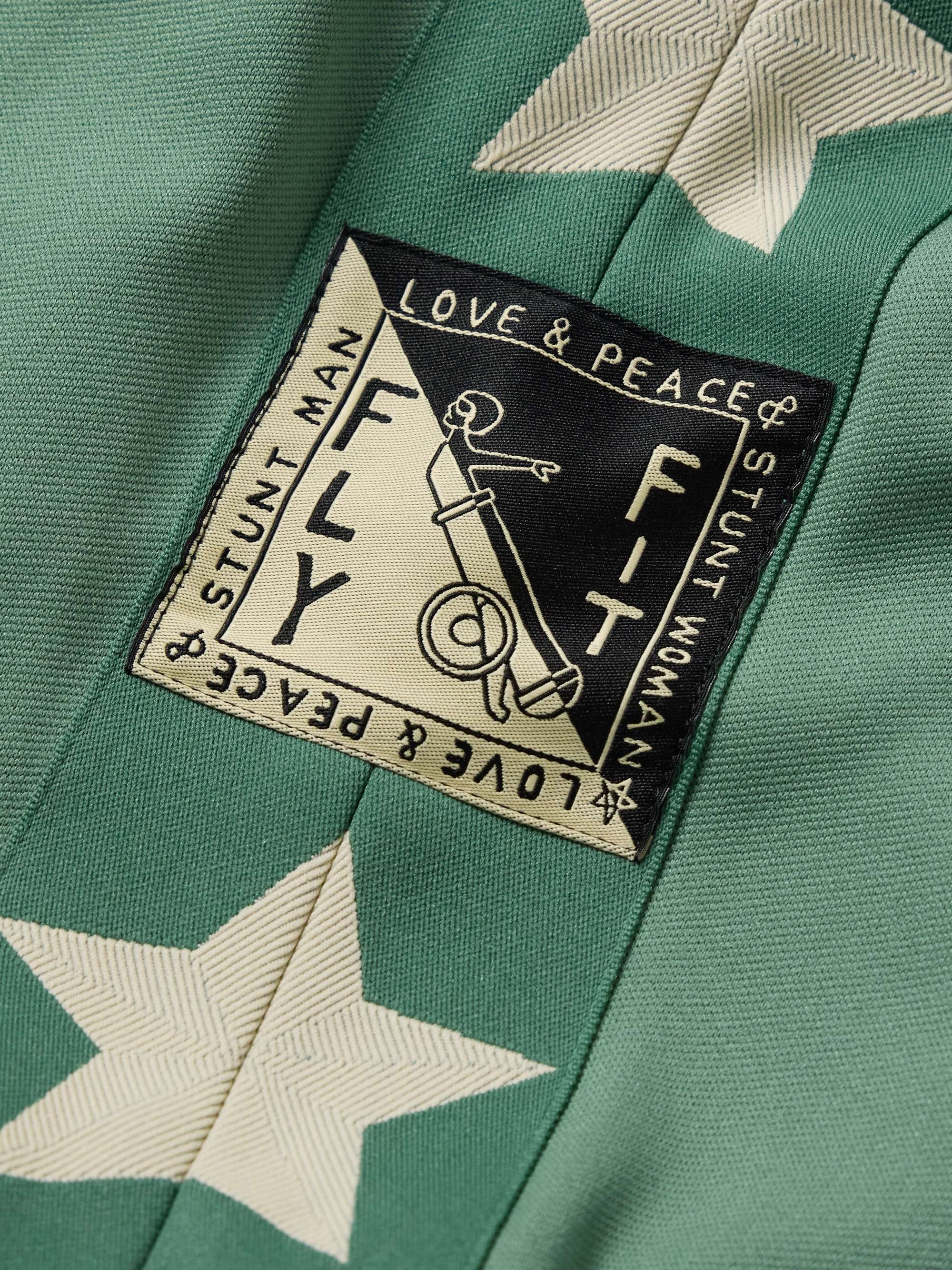 Logo-Appliquéd Printed Tech-Jersey Sweatpants view