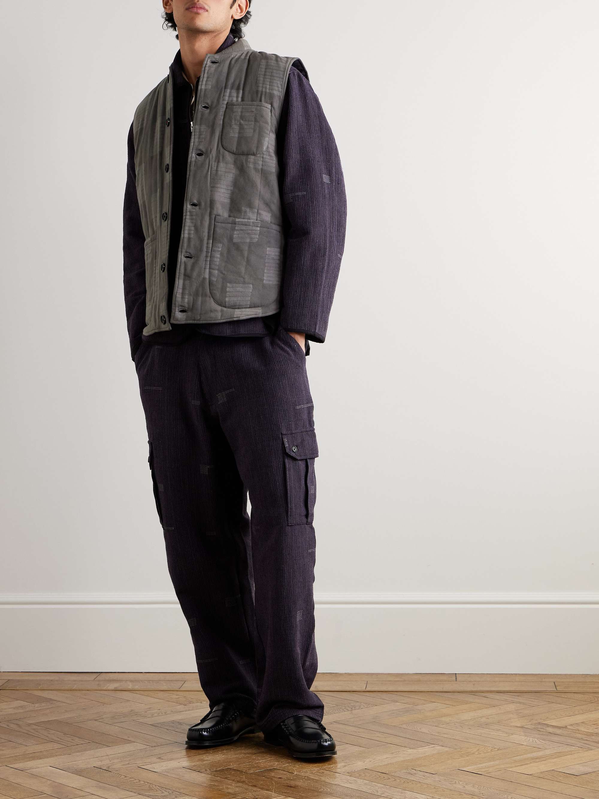 Leo Quilted Cotton Gilet view