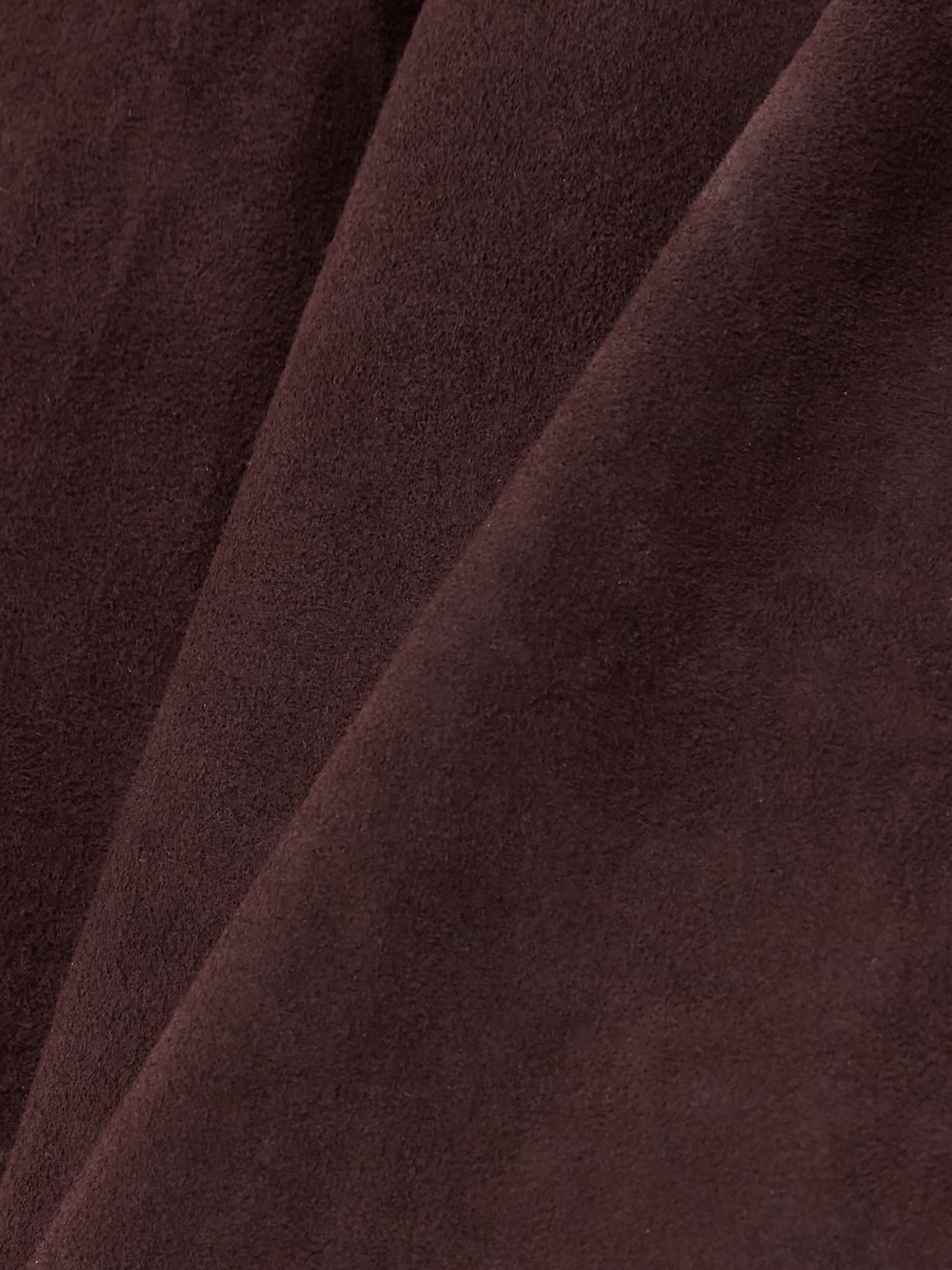 Miuccia paneled suede mini dress view