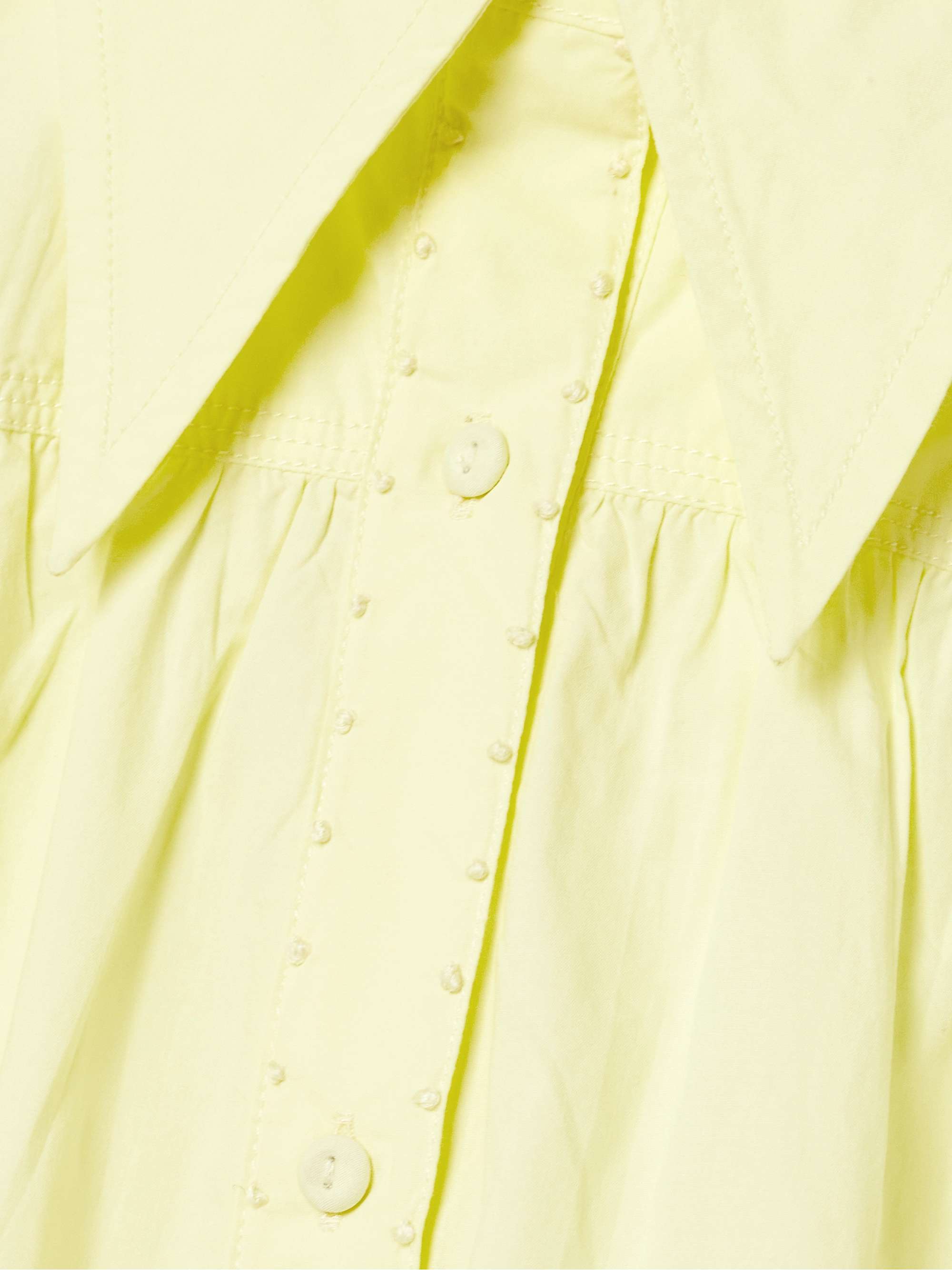 Freja Swiss dot-trimmed washed cotton-poplin shirt view