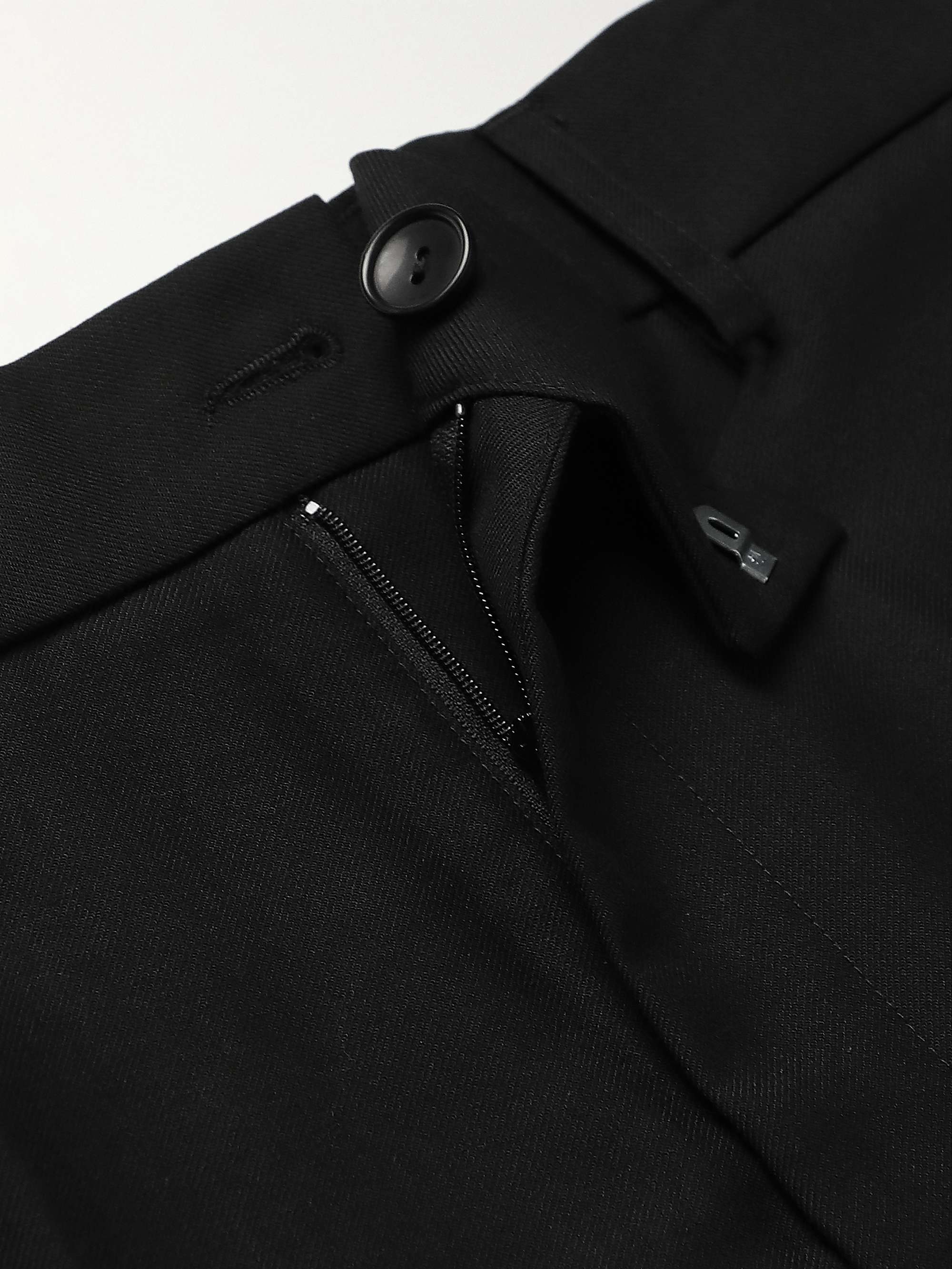 Mike Straight-Leg Twill Suit Trousers view