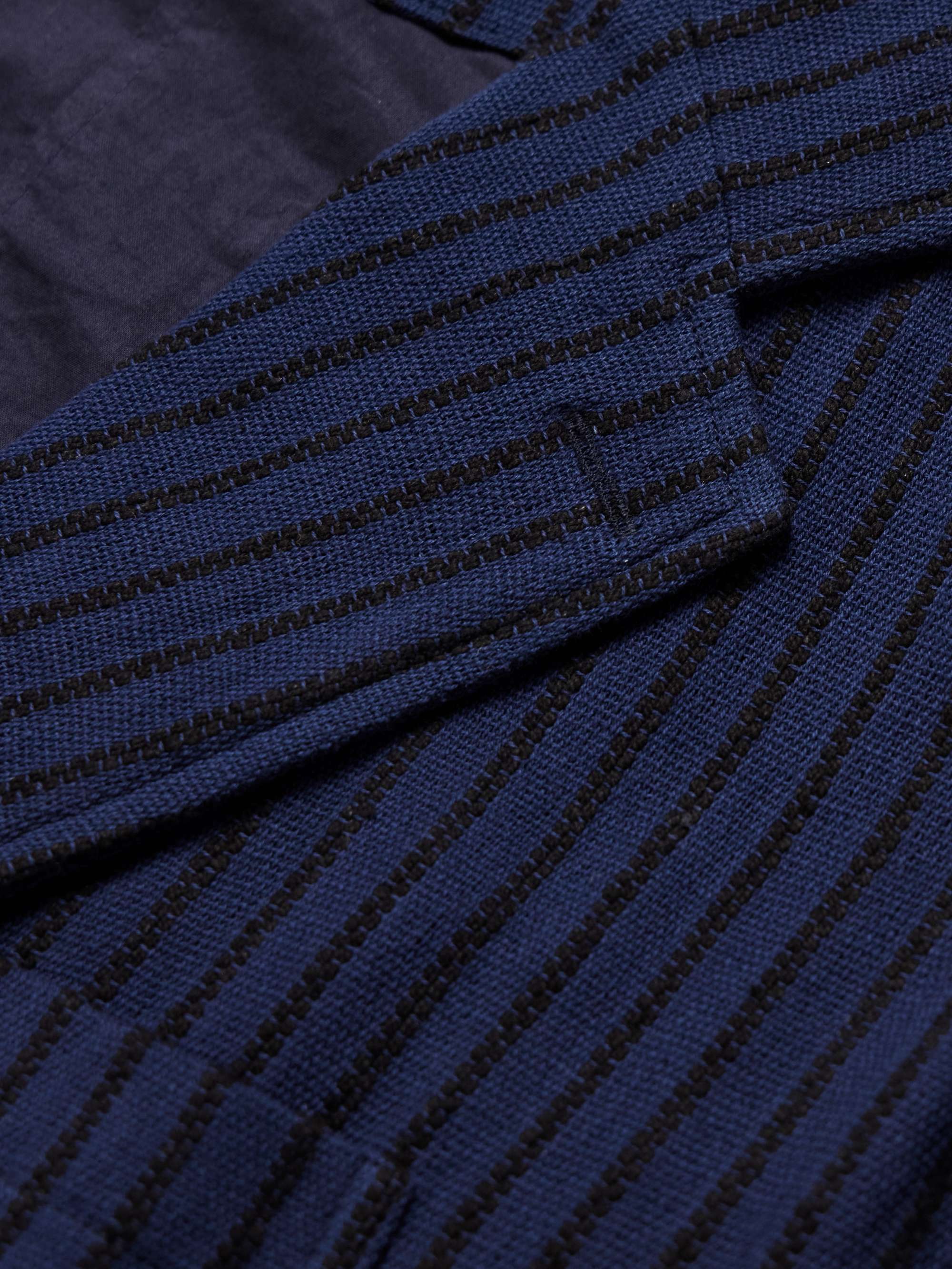 Hugh 2.0 Unstructured Striped Cotton Suit Jacket view