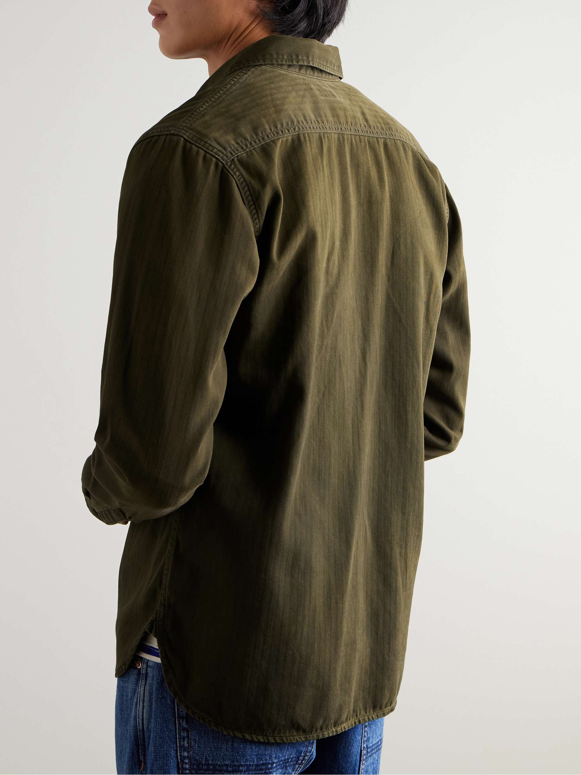 Preston Cotton-Twill Overshirt view