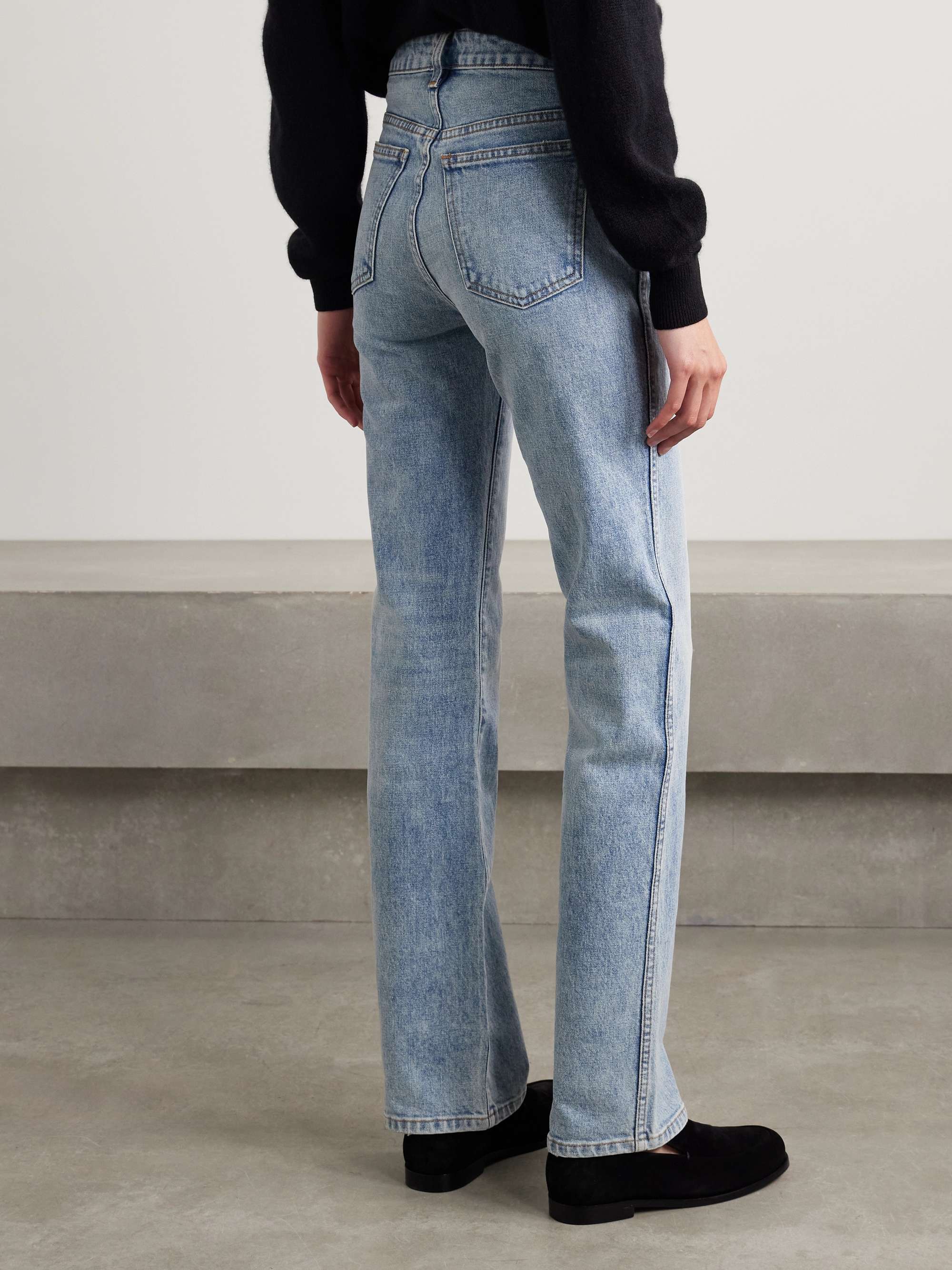 Danielle Stretch high-rise straight-leg jeans view