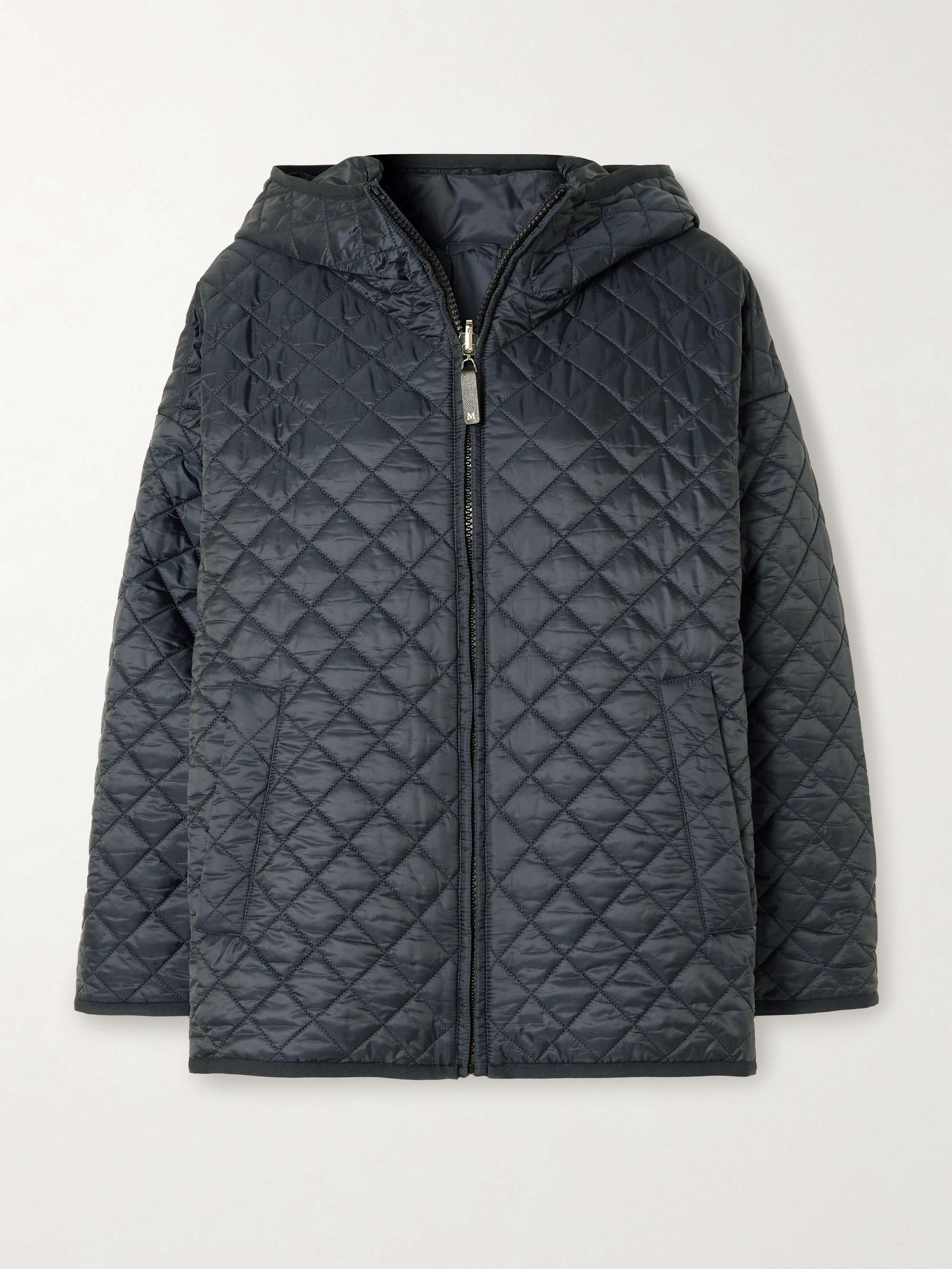 The Cube Leo hooded quilted shell coat view