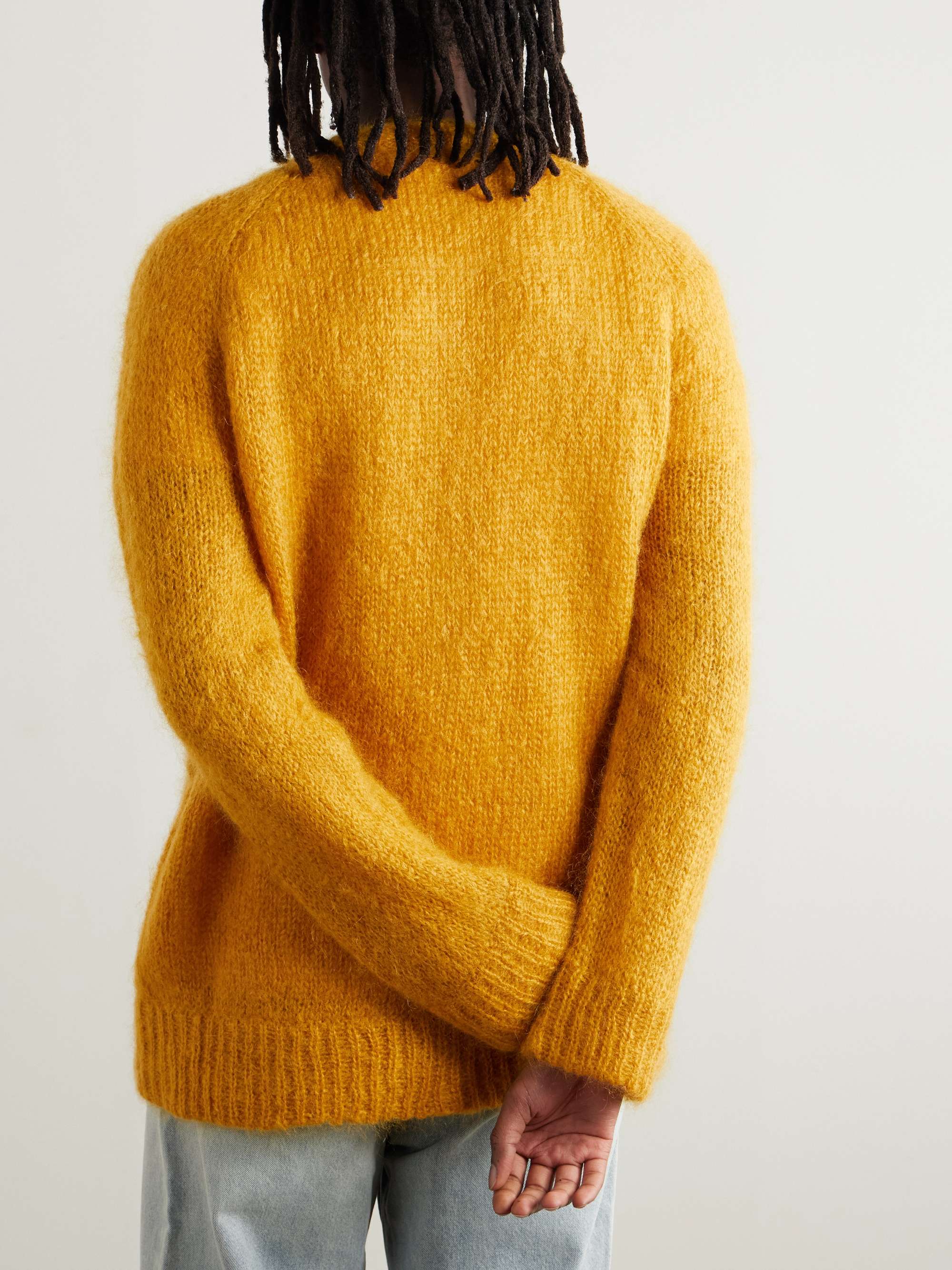 Cable-Knit Mohair-Blend Cardigan view