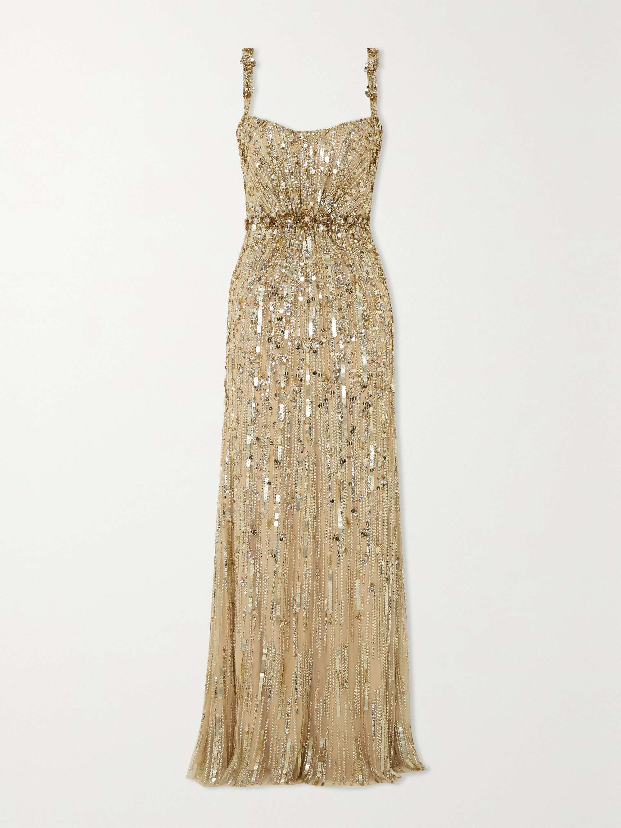 Bright Gem embellished tulle gown view