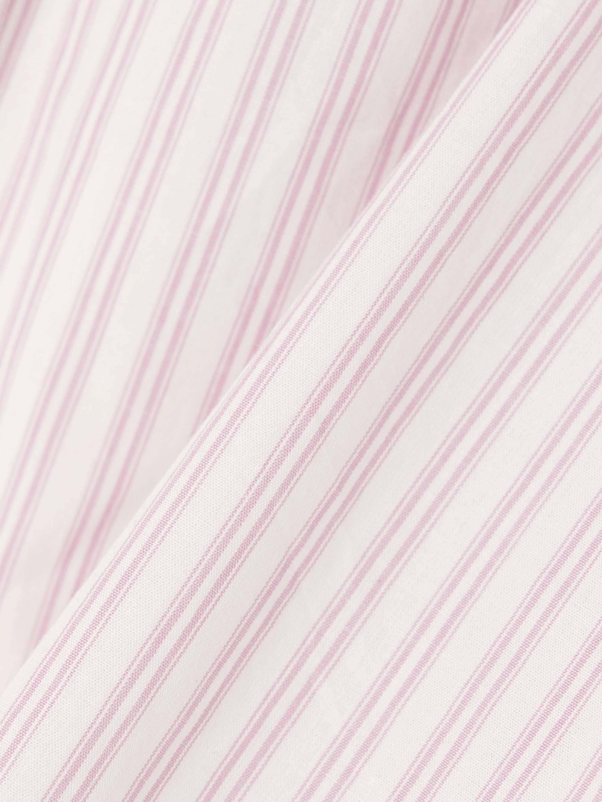 Striped organic cotton shorts view