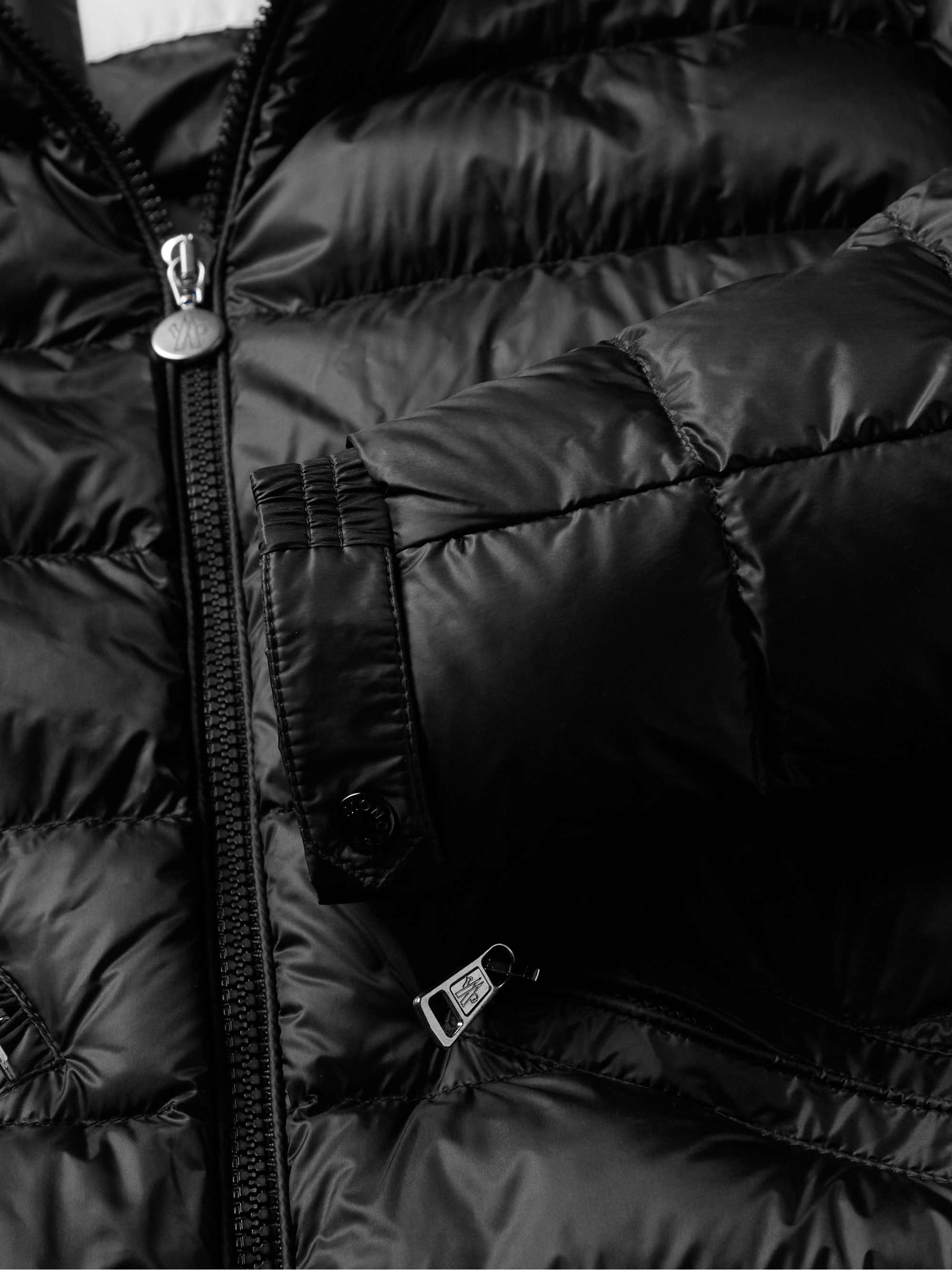 Agay Slim-Fit Logo-Appliquéd Quilted Nylon Down Jacket view