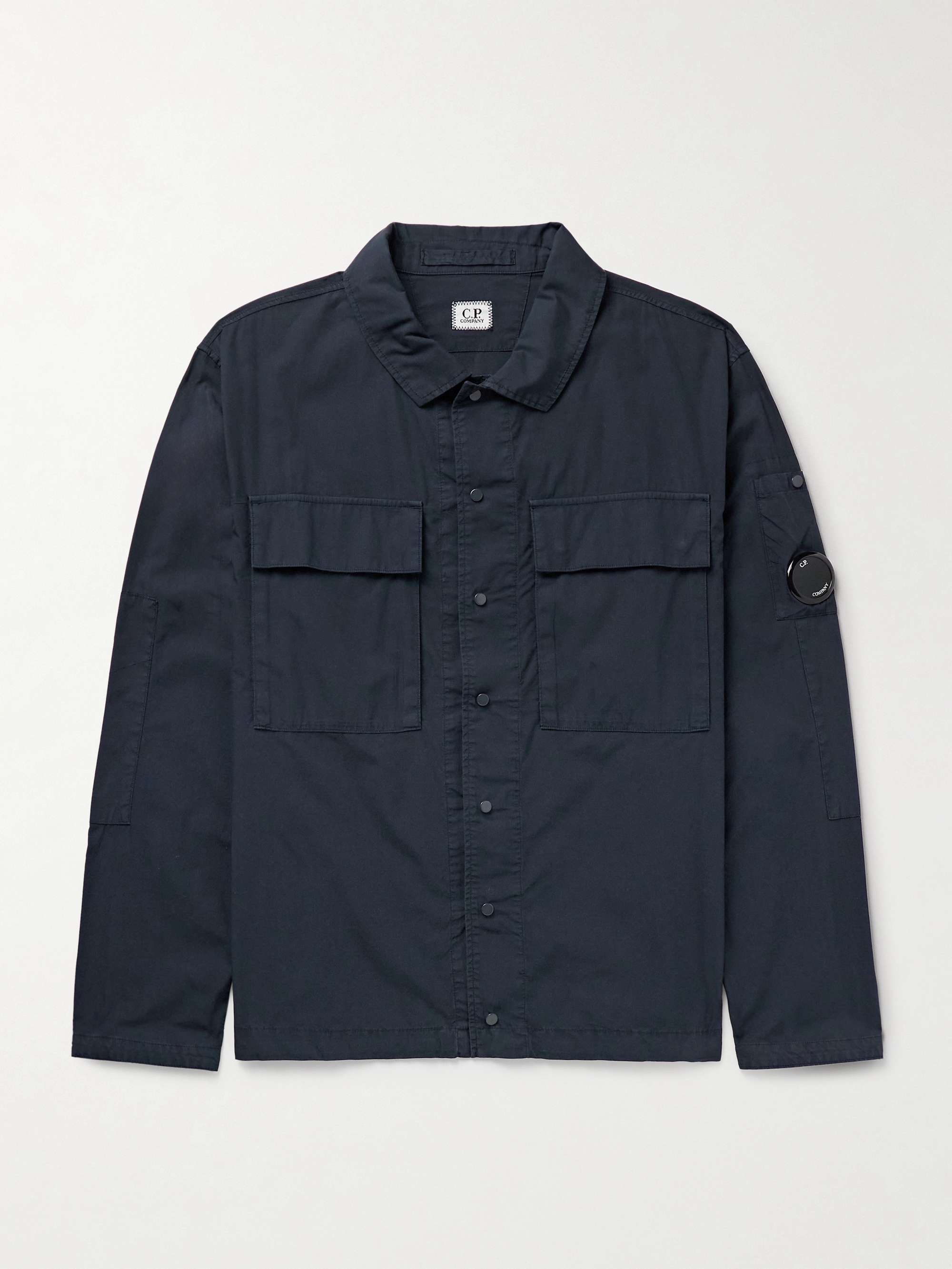 Logo-Appliquéd Cotton-Ripstop Overshirt view
