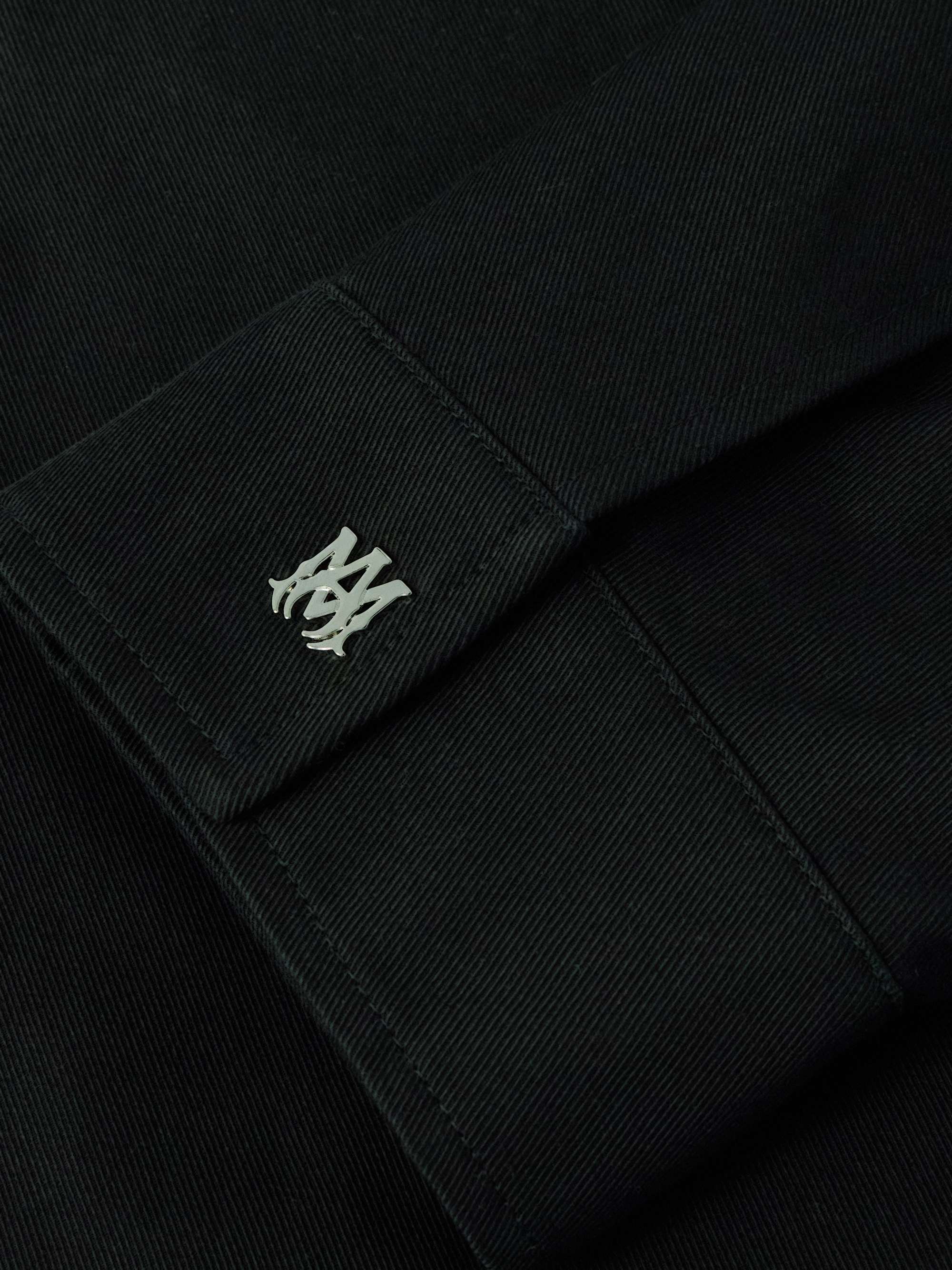 Logo-Embroidered Appliquéd Cotton-Twill Jacket view