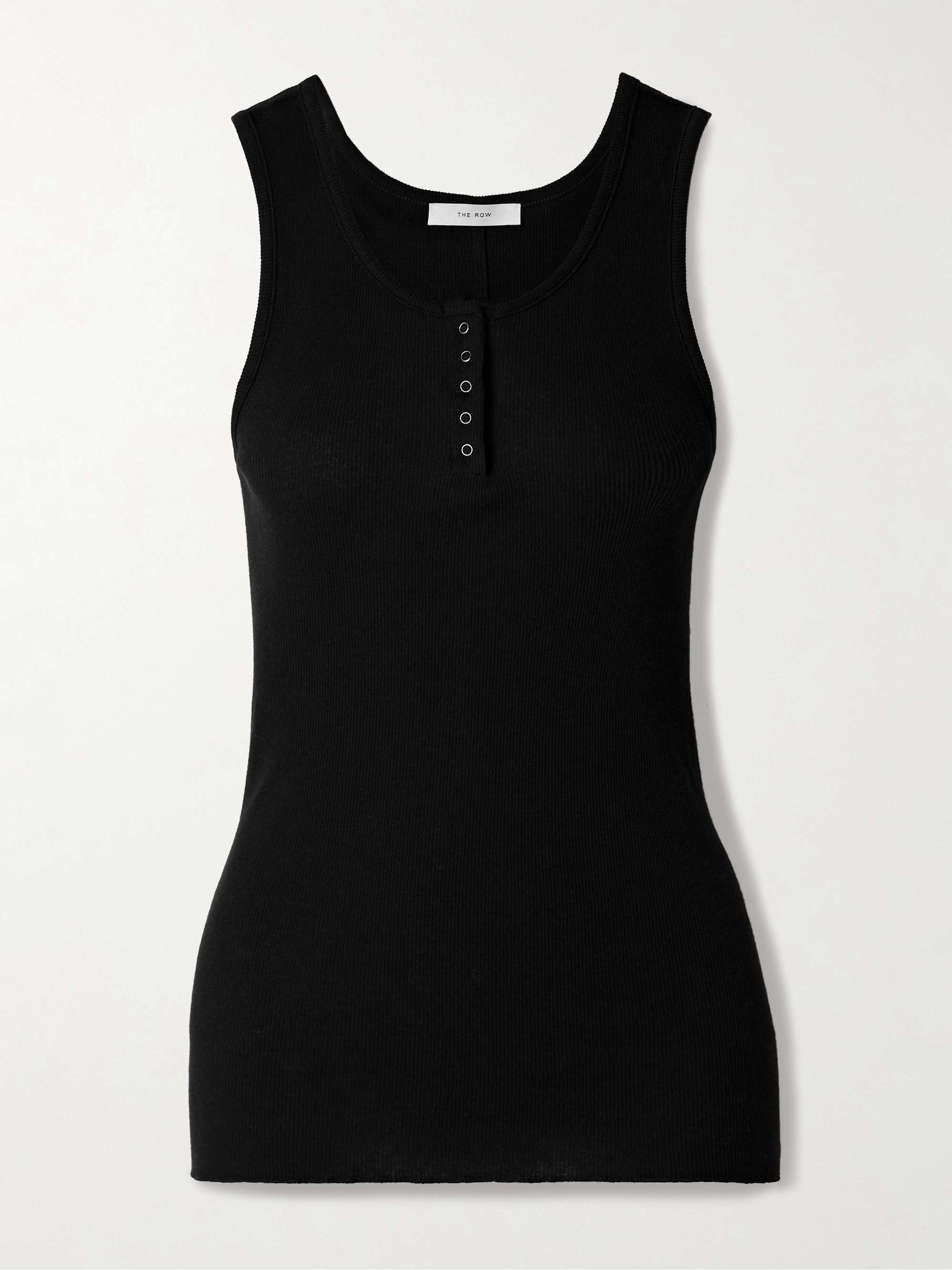 Mansel ribbed cotton-blend tank view
