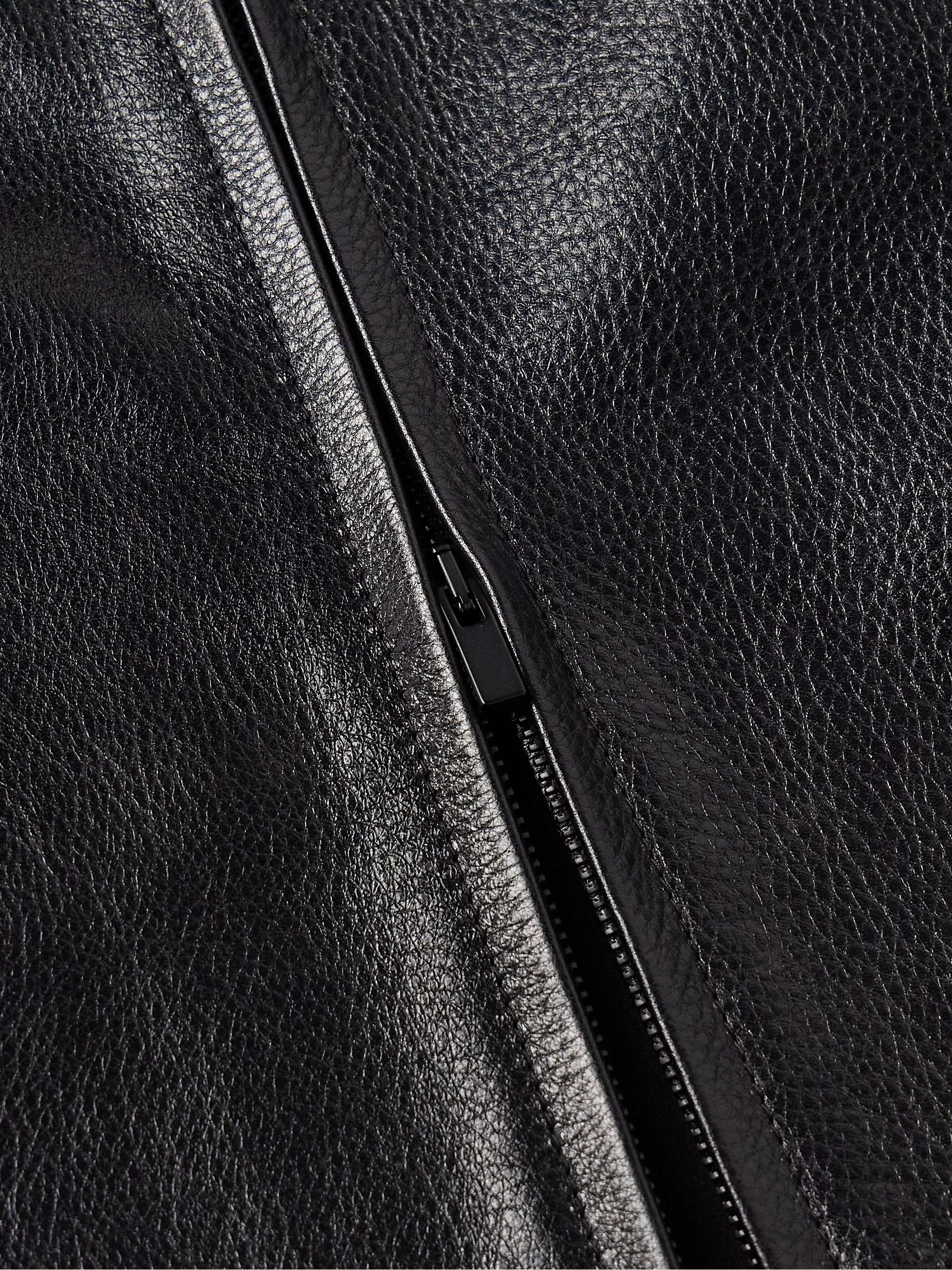 Full-Grain Leather Jacket view