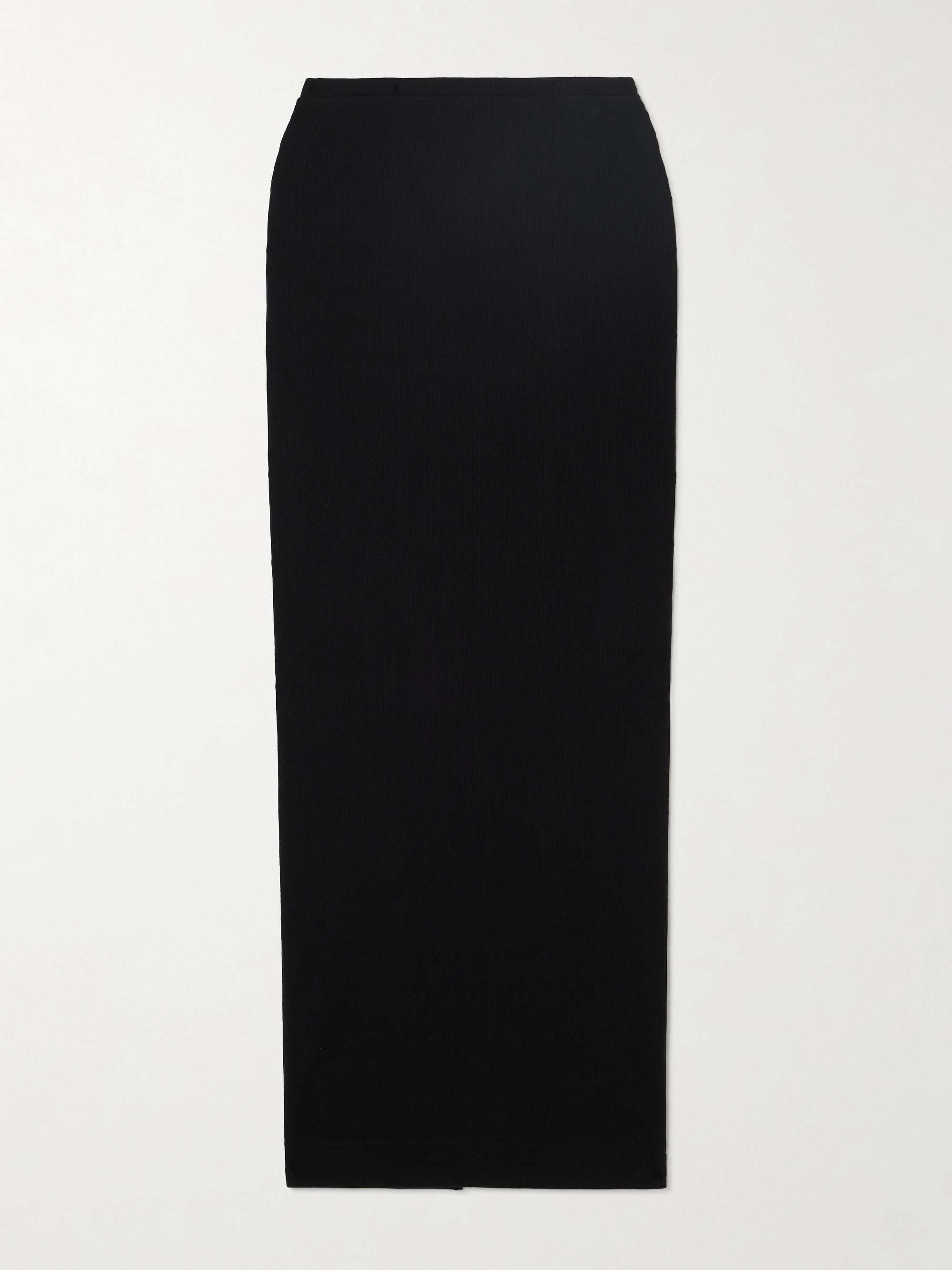Emma ribbed stretch-jersey maxi skirt view