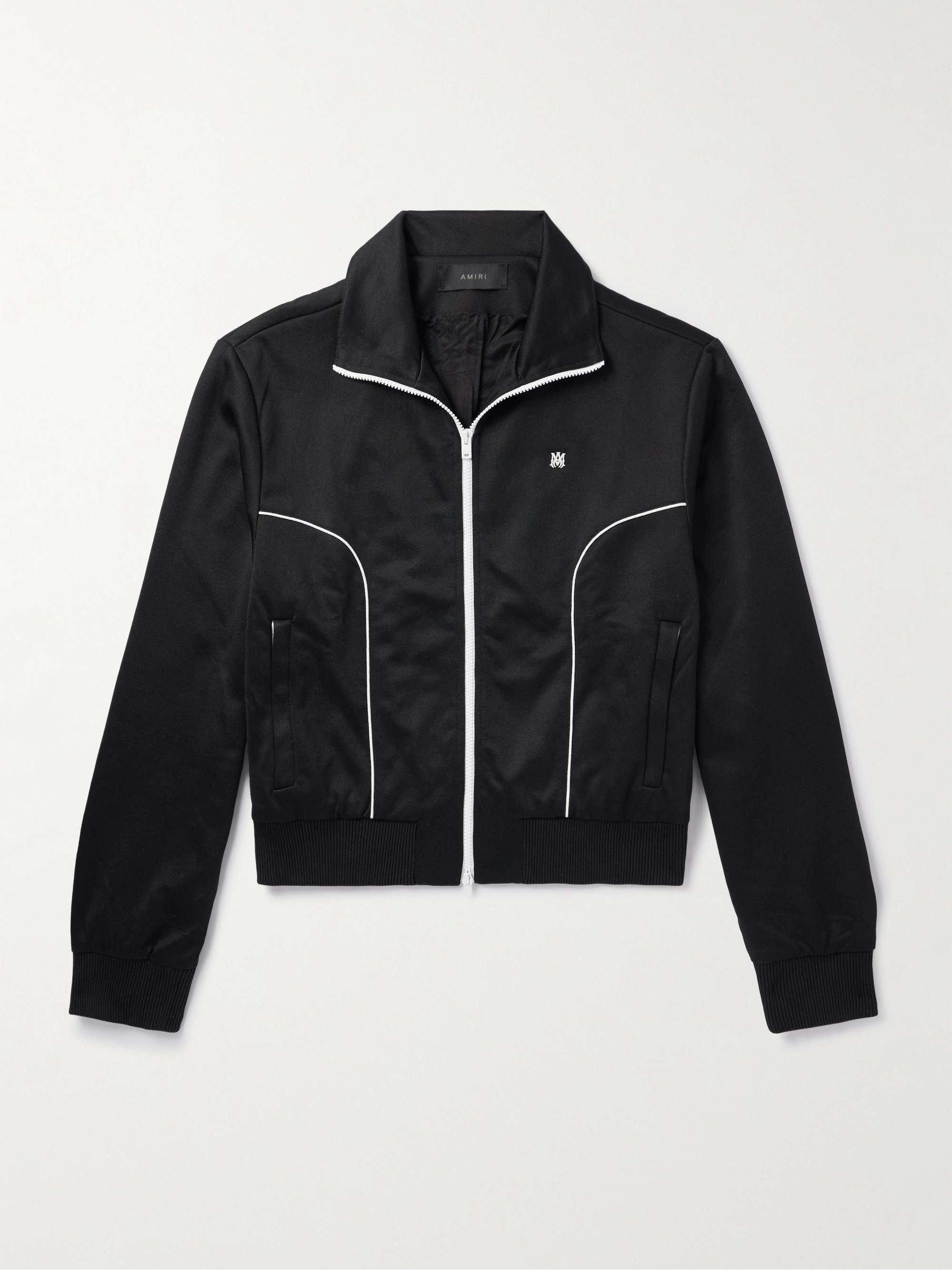 Logo-Appliquéd Jersey Track Jacket view