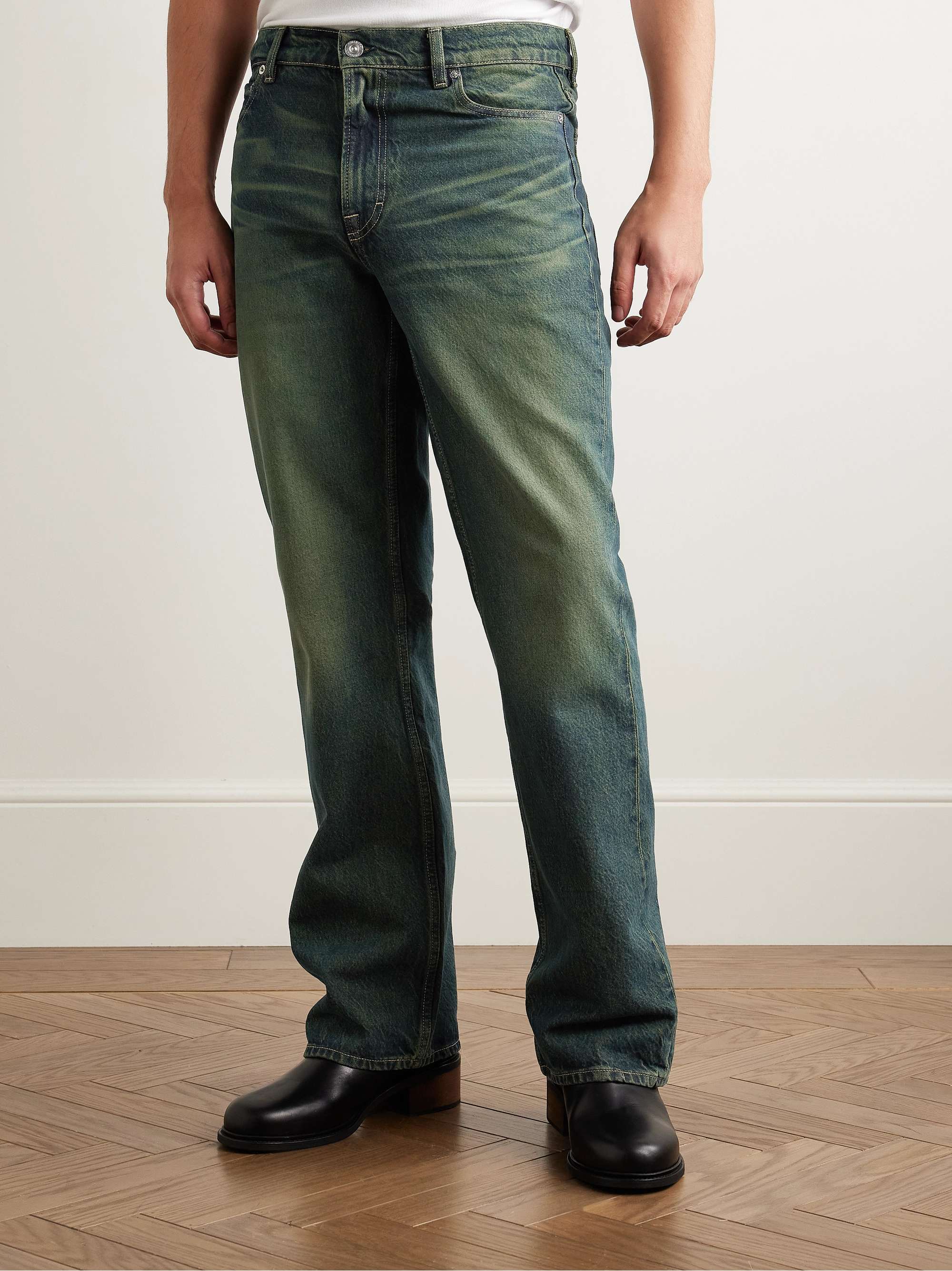 70s Cut Straight-Leg Indigo-Dyed Jeans view