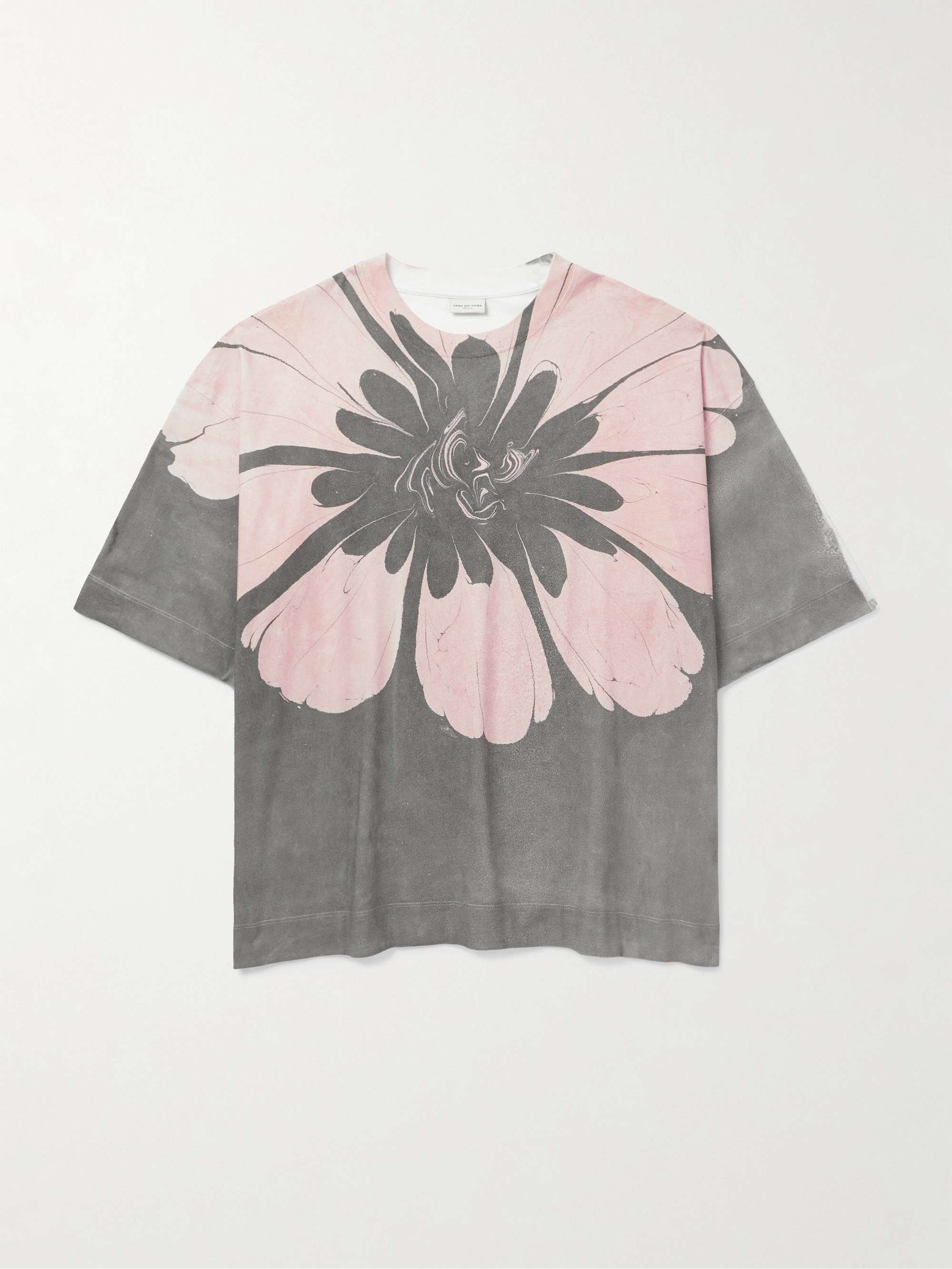 Floral-Print Cotton-Jersey T-Shirt view