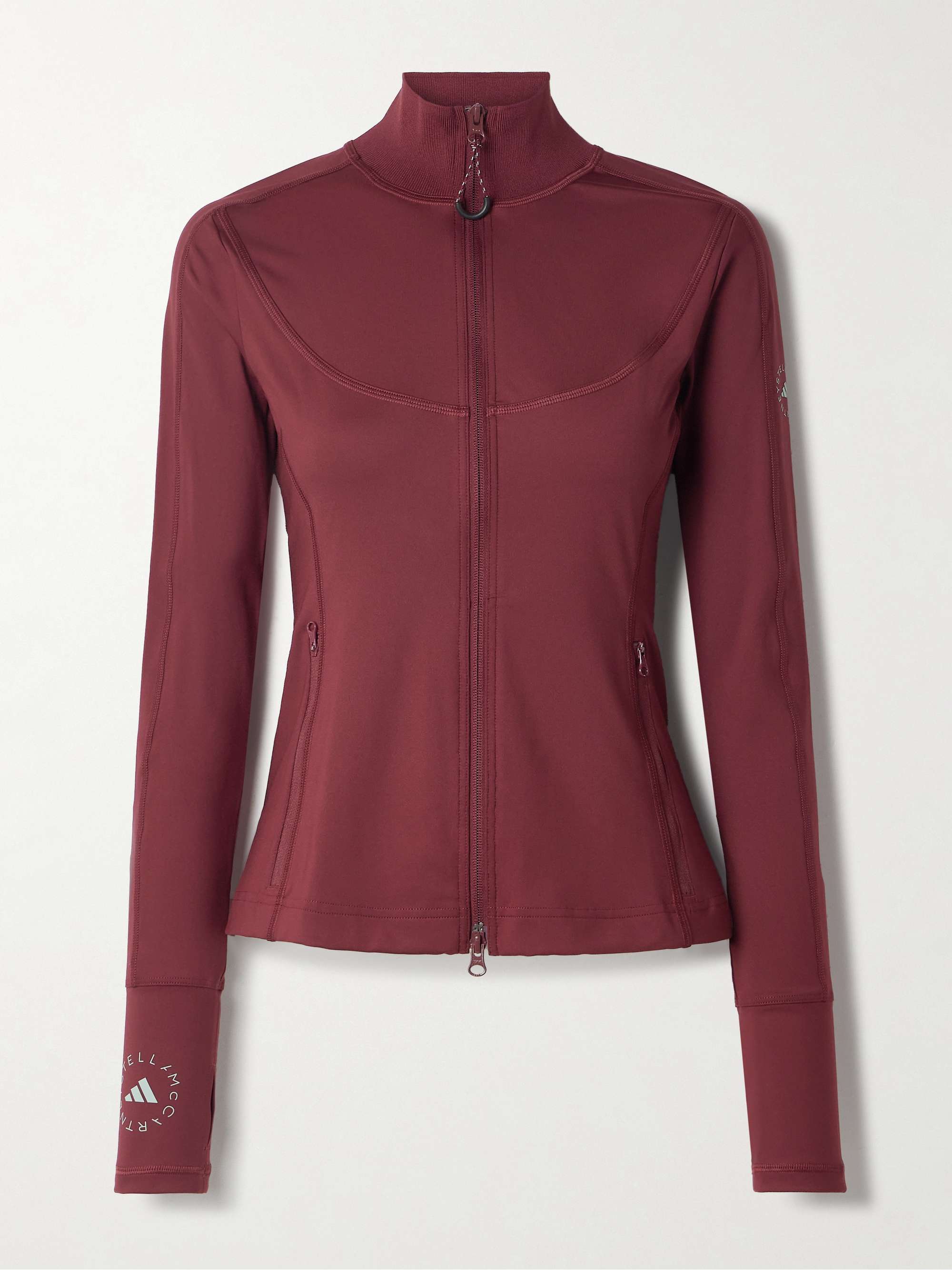 TruePurpose perforated recycled stretch-shell jacket view