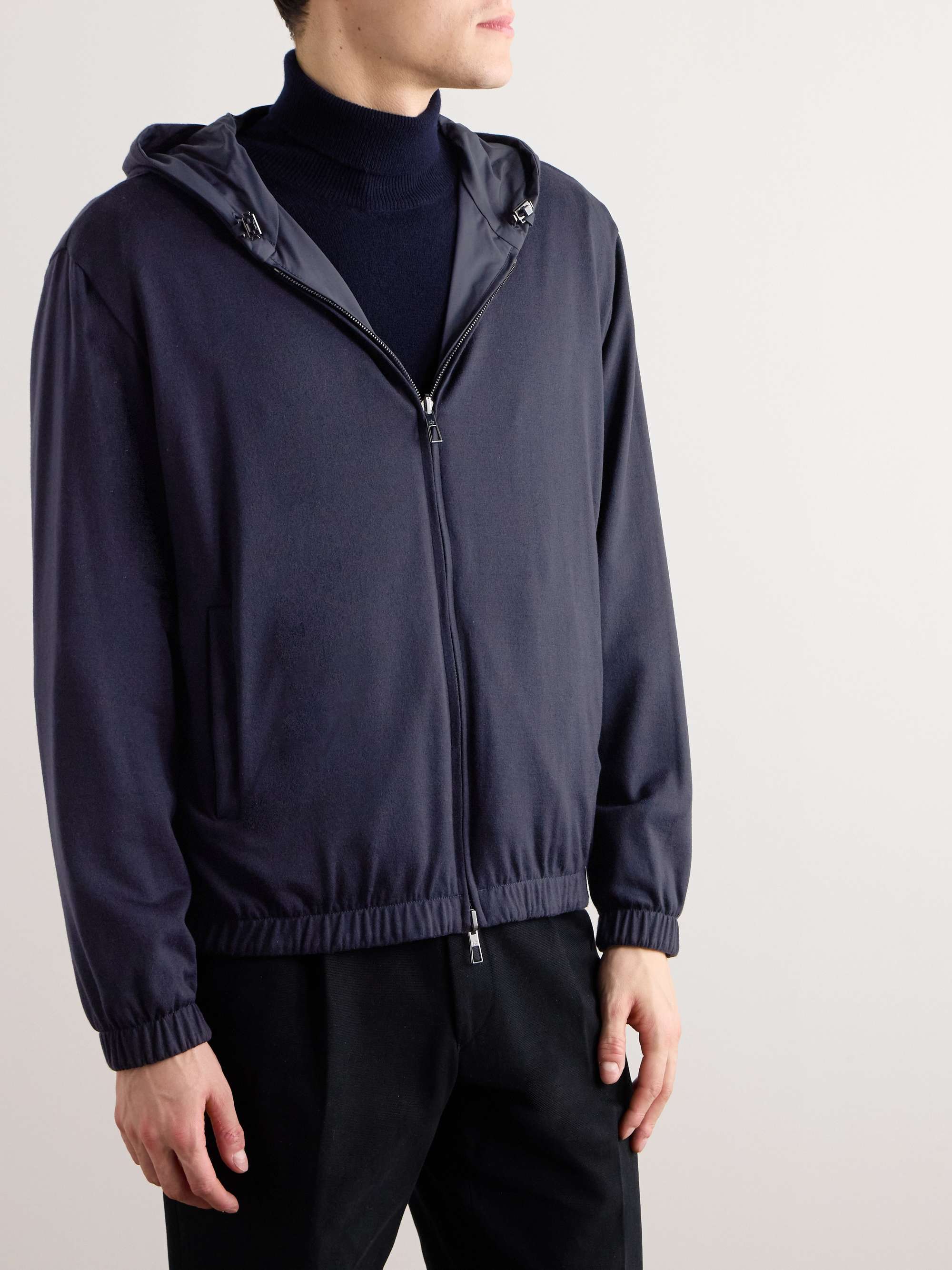 Storm System® Shell Hooded Bomber Jacket view