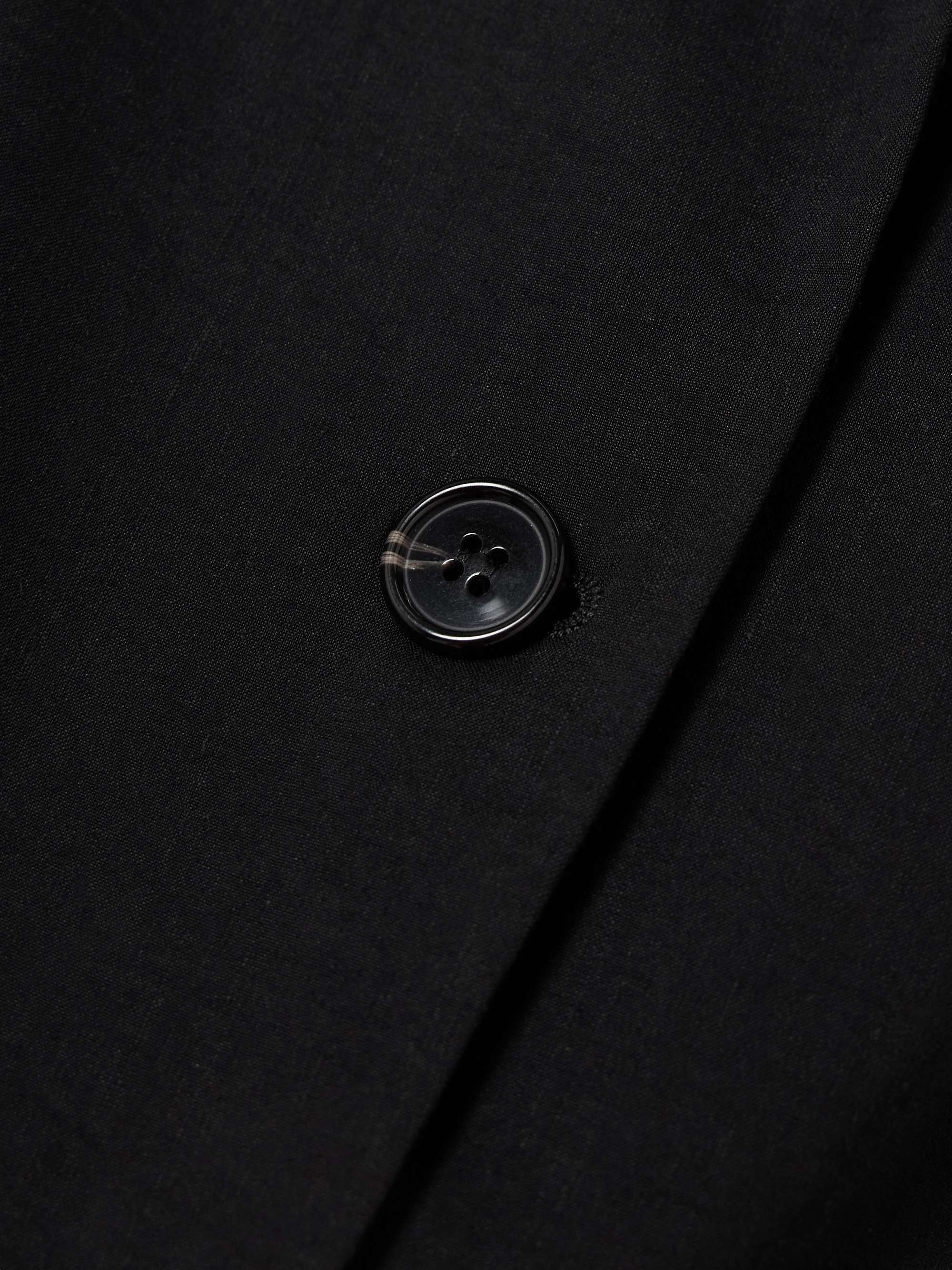 Linen-blend blazer view