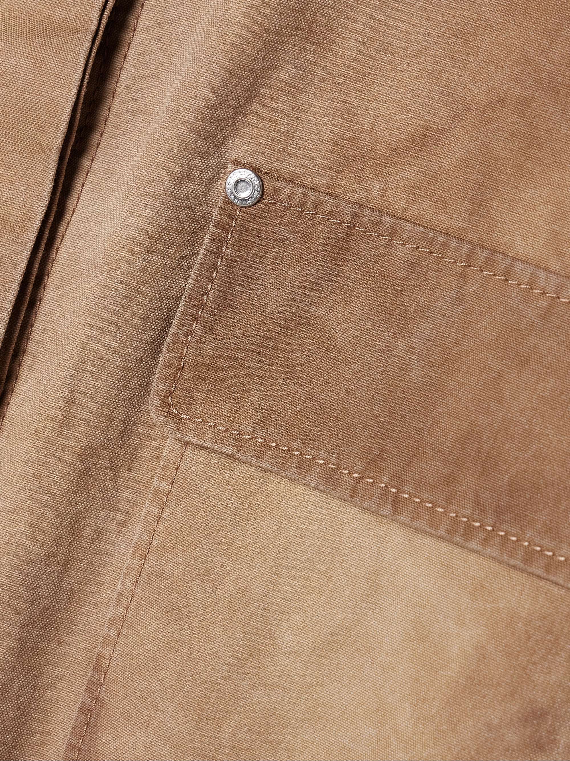 Washed organic cotton-canvas jumpsuit view