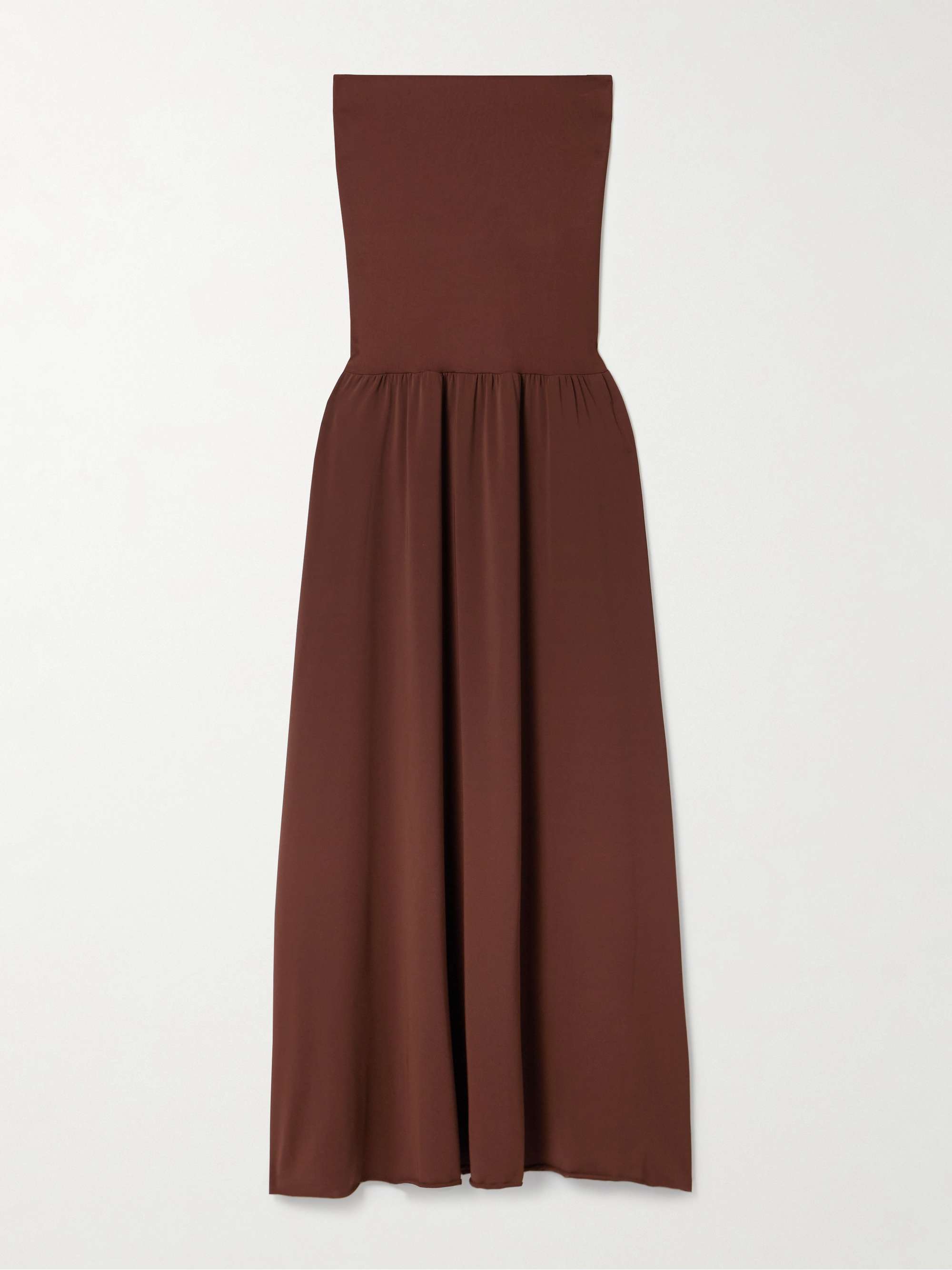 Oda strapless stretch-jersey maxi dress view