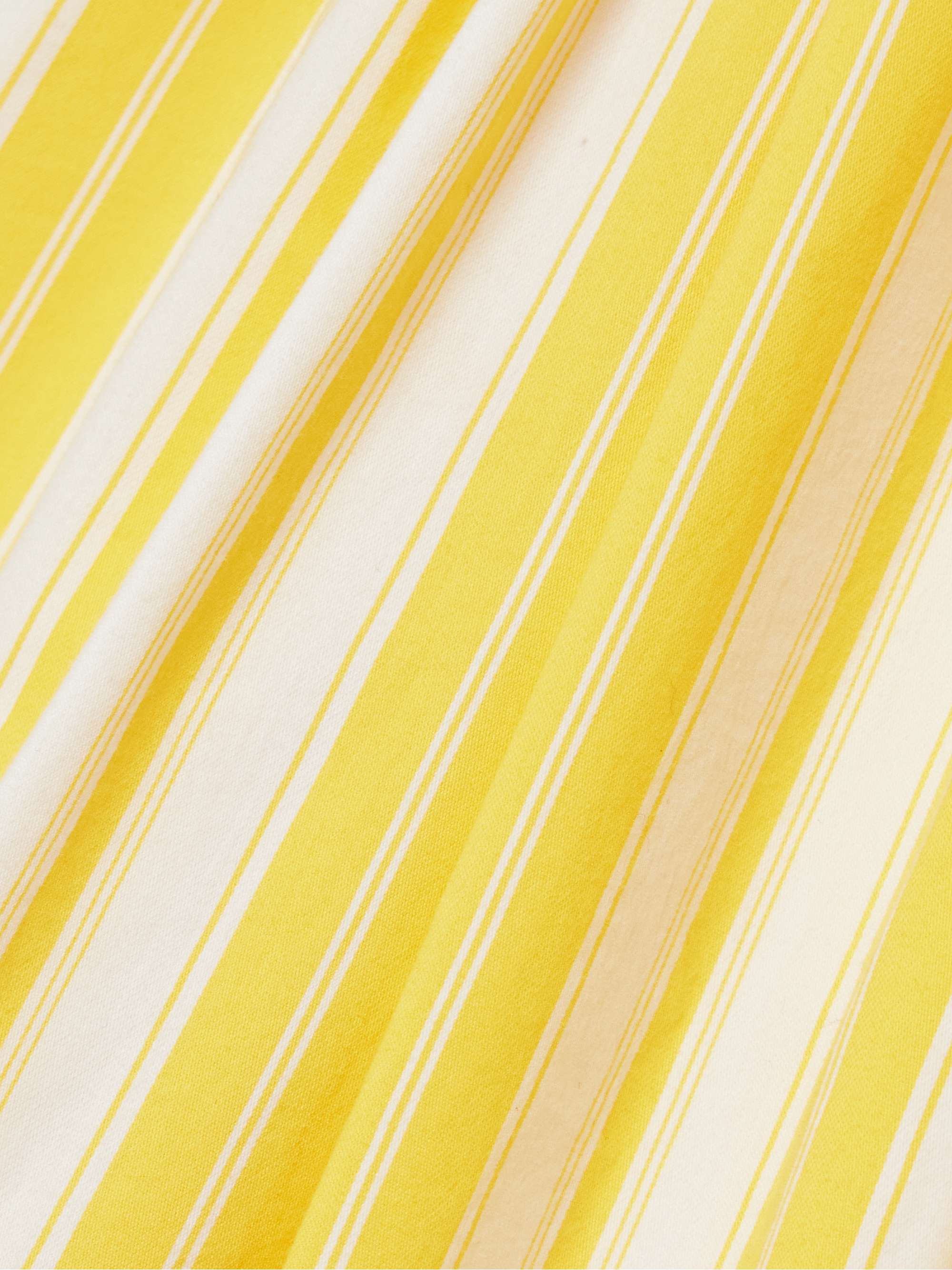 Anghiari belted striped cotton-blend poplin midi dress view