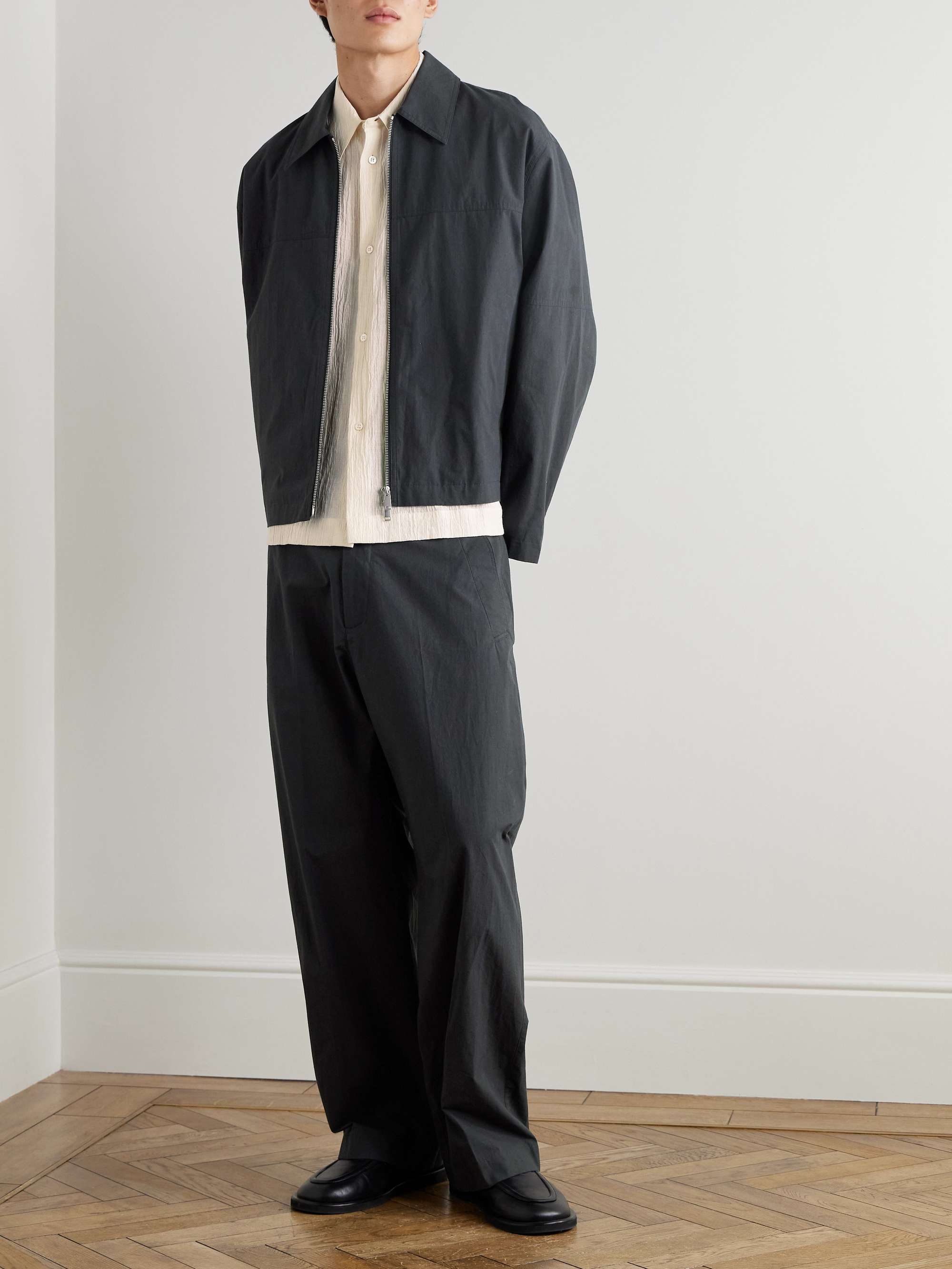 Sanko Cotton-Blend Seersucker Shirt view