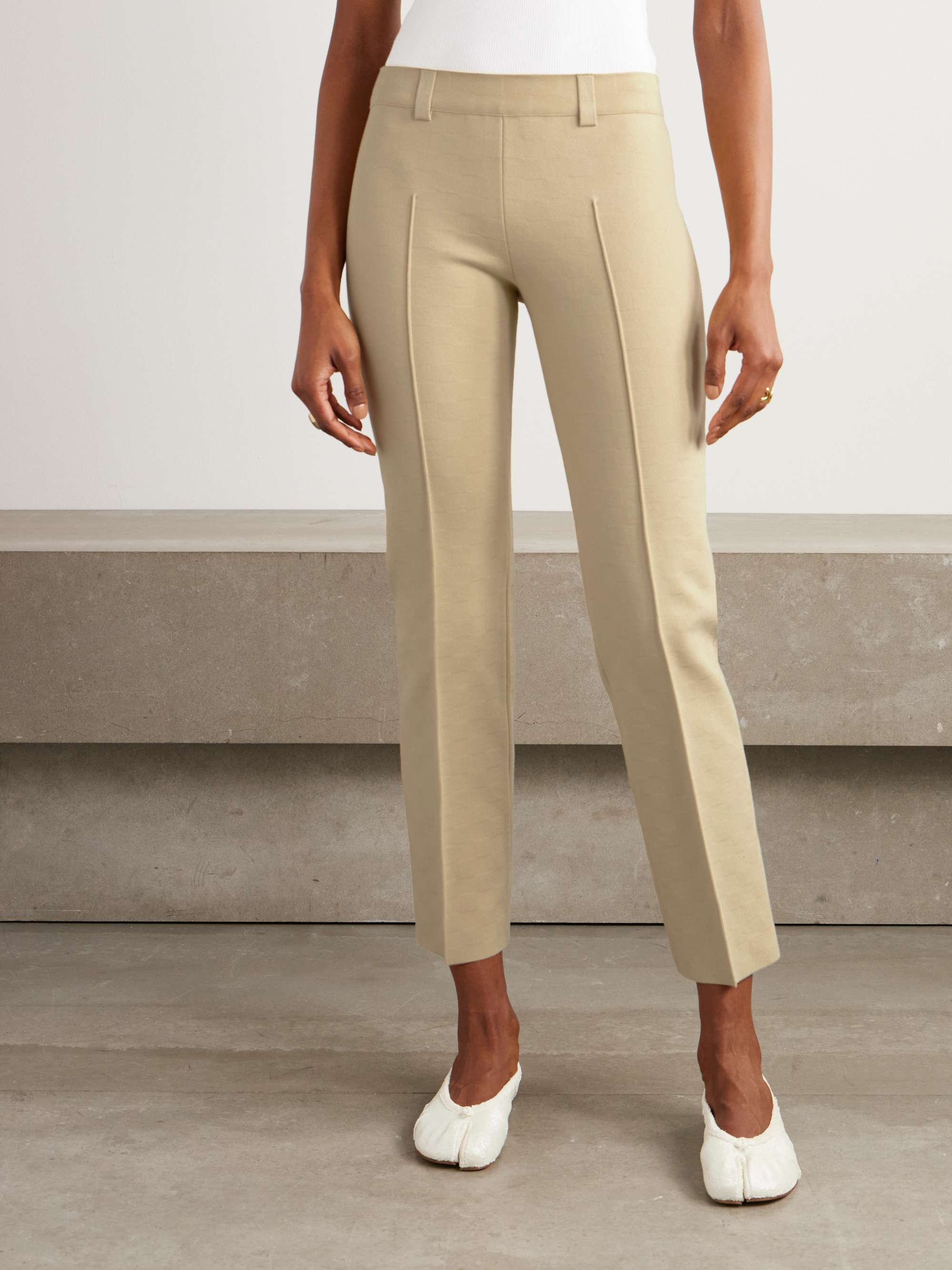 Julep stretch-cotton straight-leg pants view