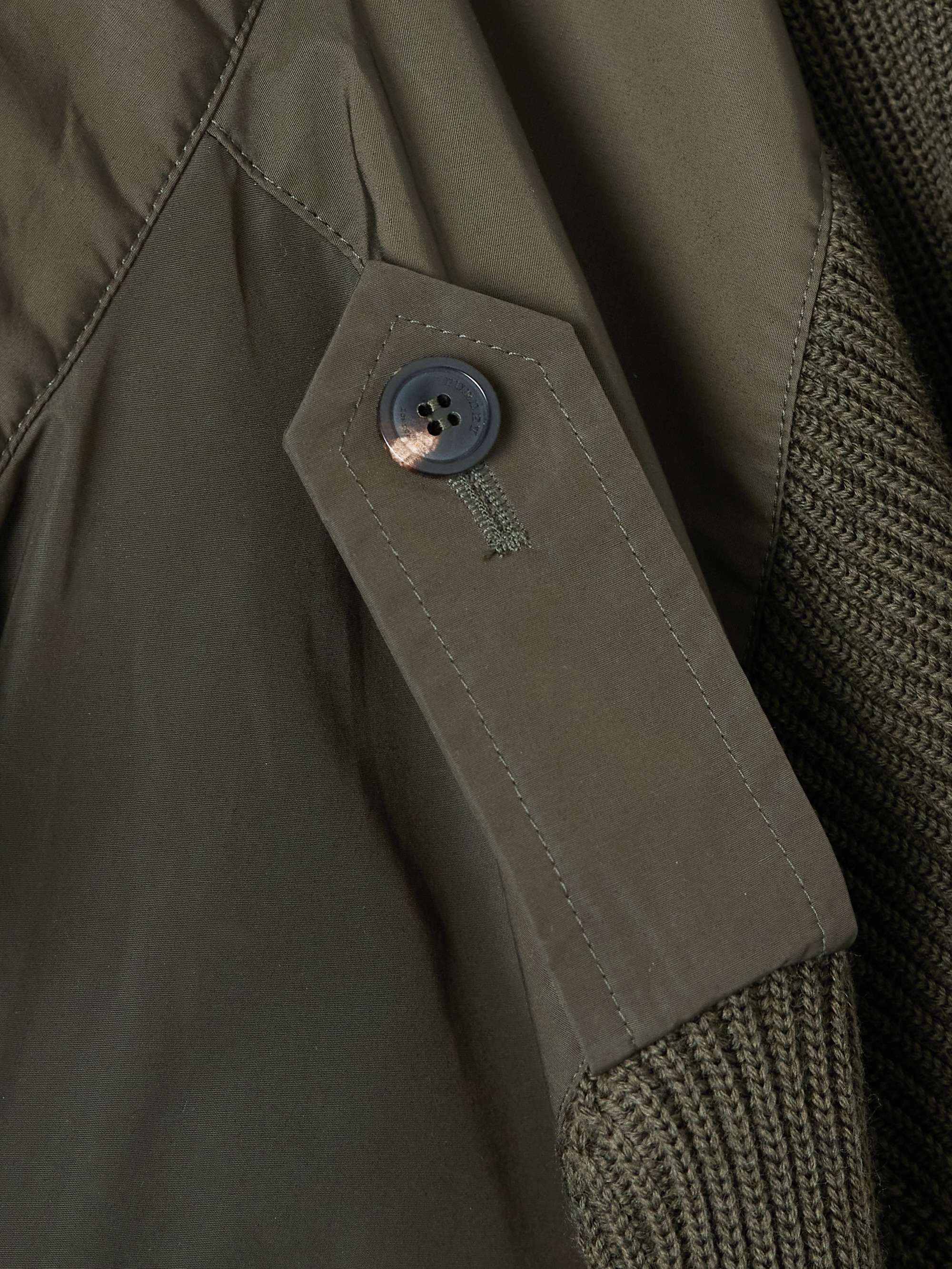 Chillingham wool-paneled shell jacket view