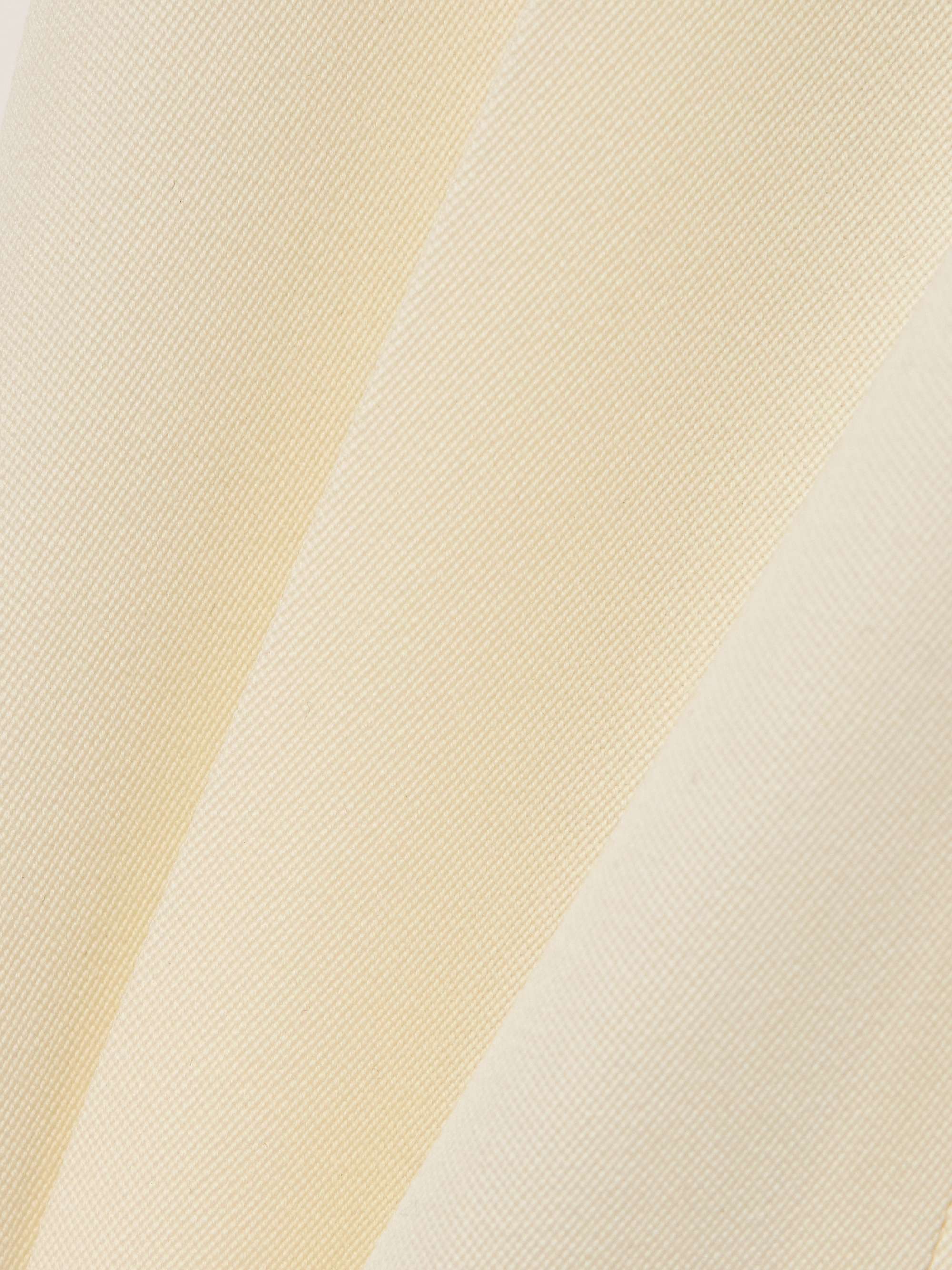 Pleated wool-twill straight-leg pants view