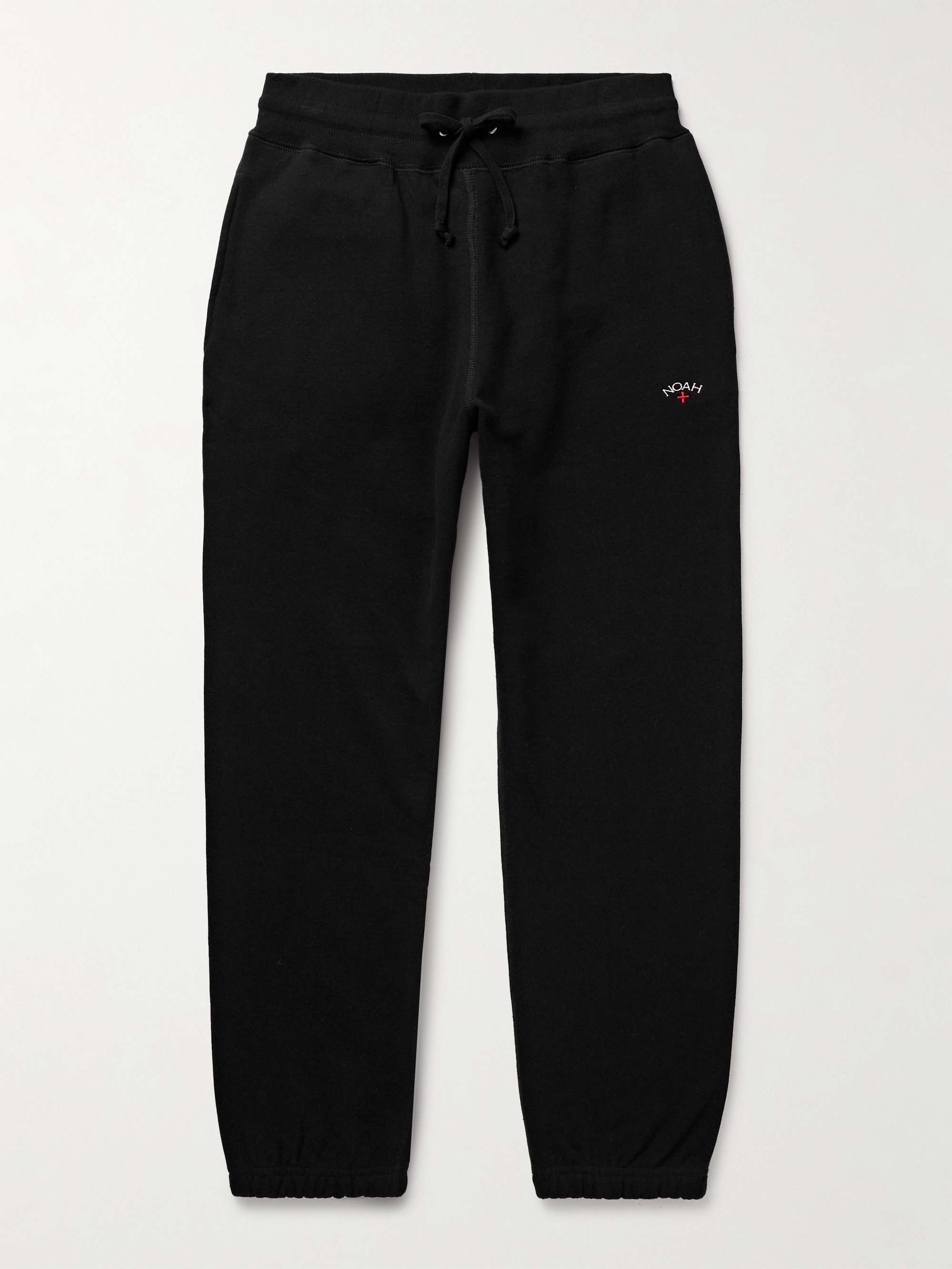 Core Tapered Logo-Embroidered Cotton-Jersey Sweatpants view