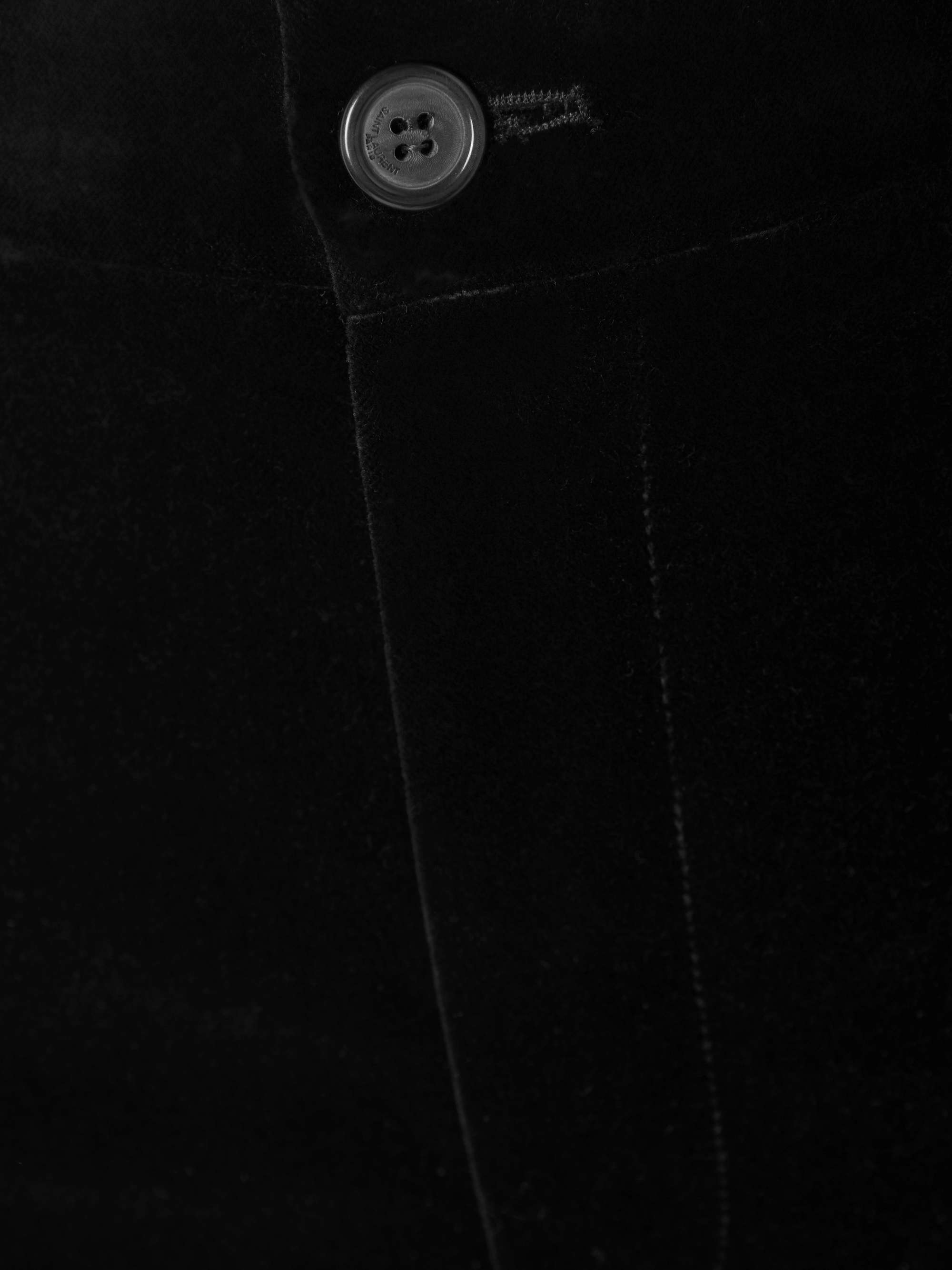 Cotton-velvet cropped slim-leg pants view