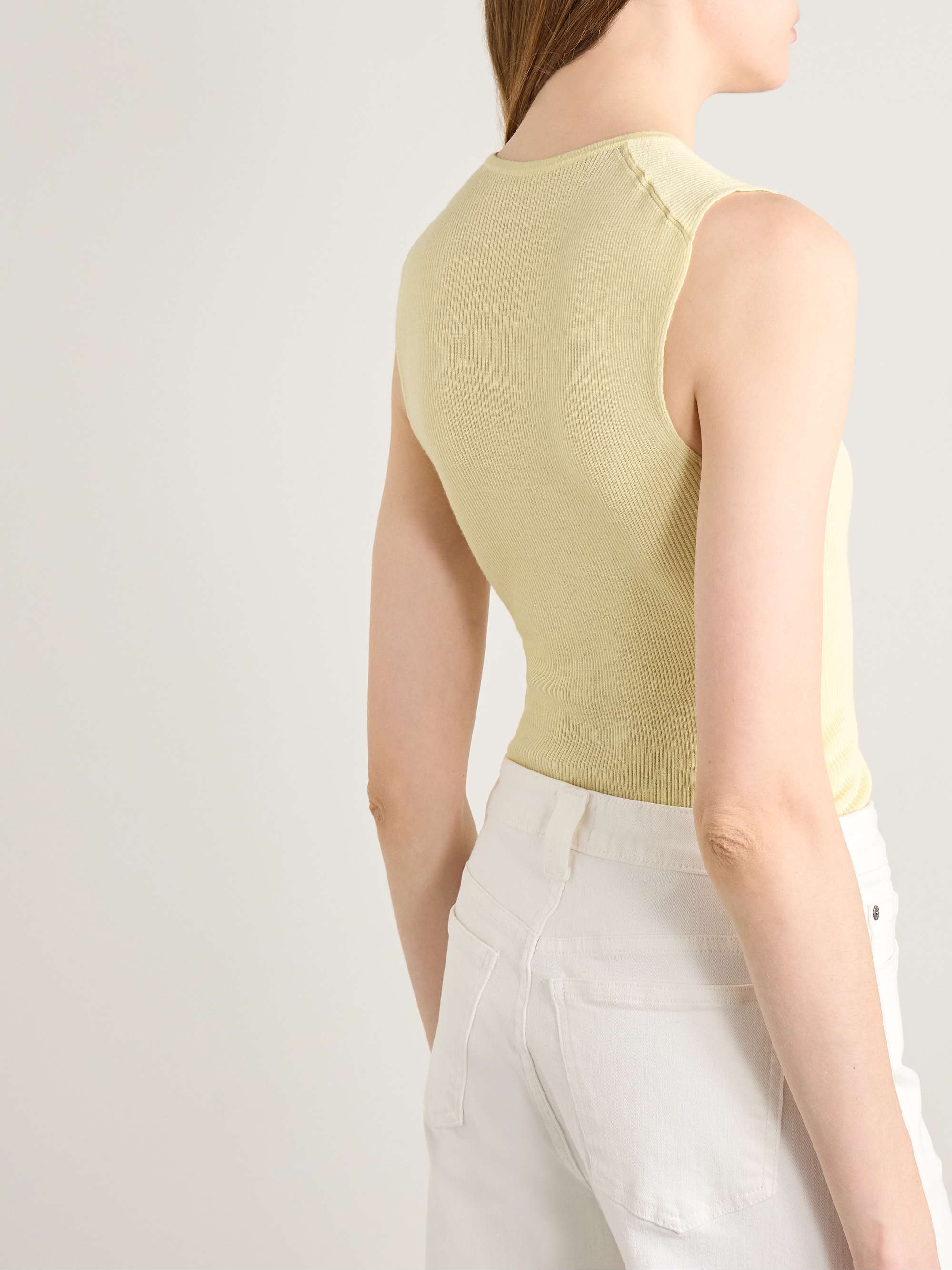 Renato ribbed wool-blend jersey tank view