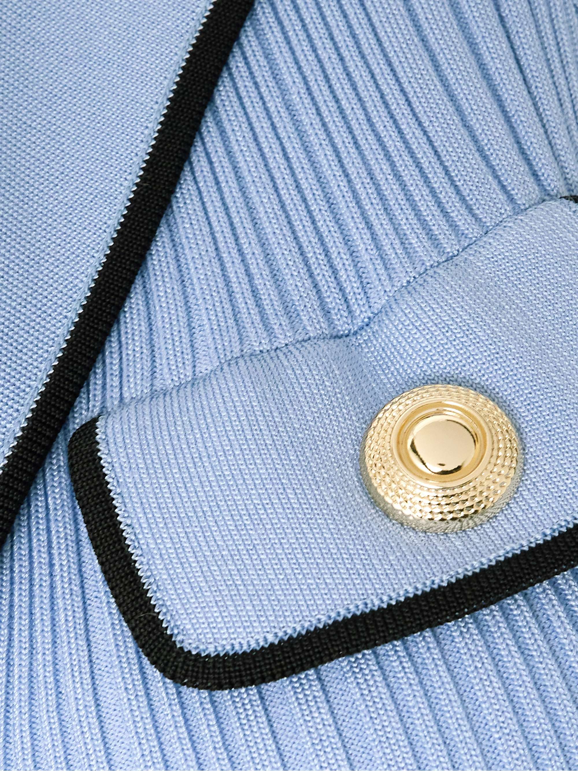 Ribbed-knit mini dress view