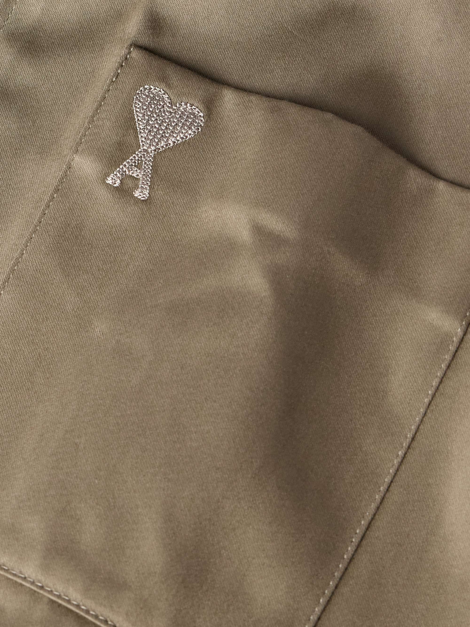 Logo-Embroidered Cotton-Gabardine Blouson Jacket view